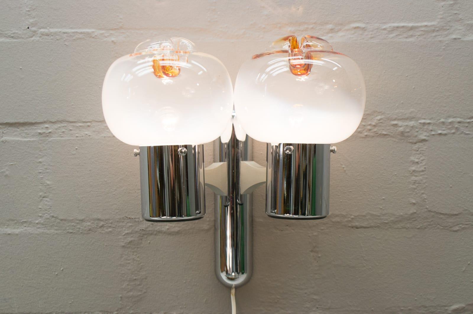 Rare Complete Set of Mazzega Lamps, Floor, Table, Wall and Ceiling Lamp, 1960s For Sale 2