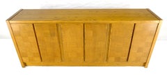 Rare Conant Ball MCM 1960s Parquetry Oak 74" Long 6 Doors Credenza Dresser MINT!