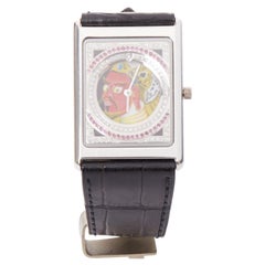 rare CONCORD Limited Edition Guan Yu 18k white gold diamond ruby watch