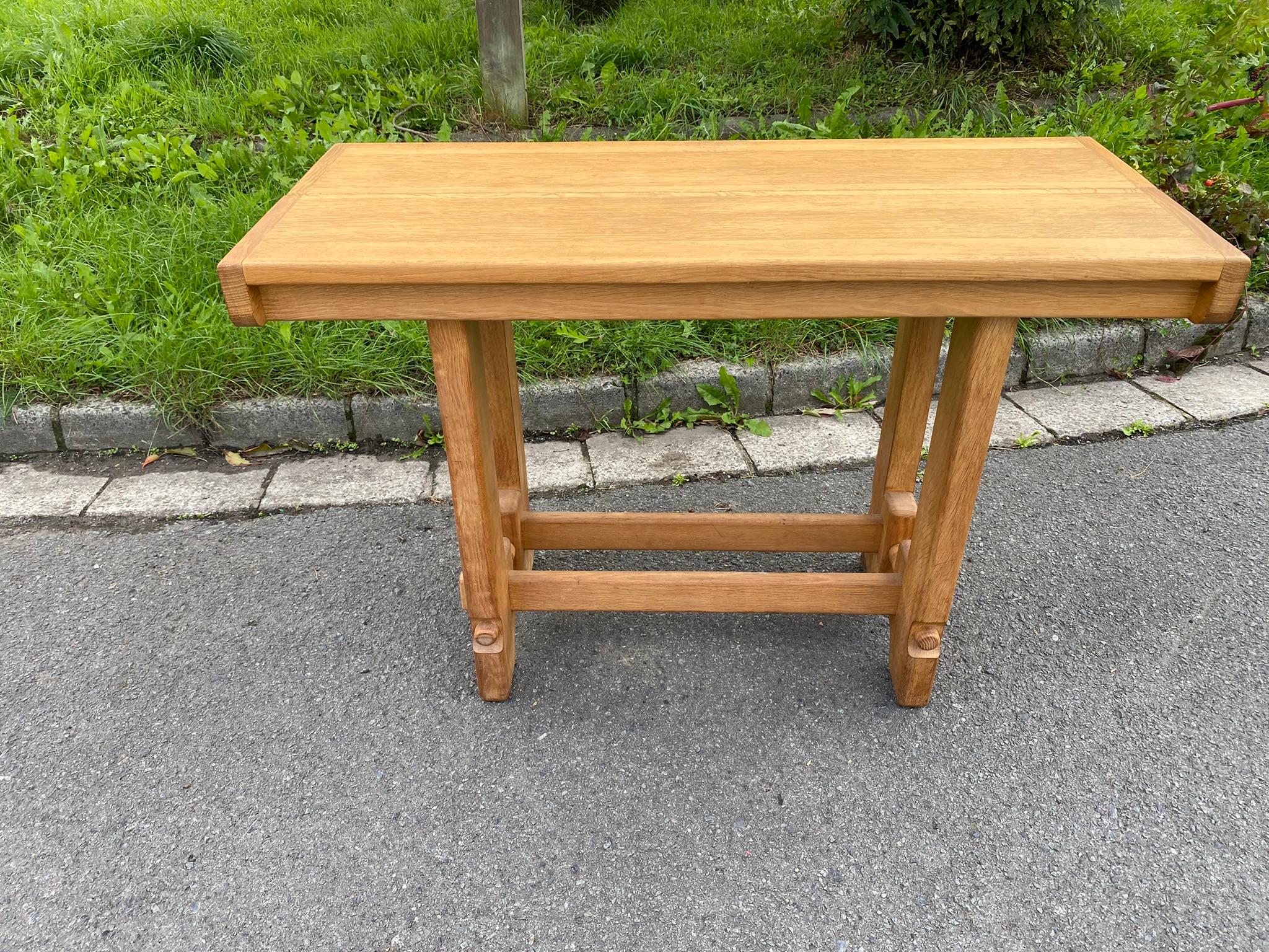 Rara consola-mesa de Guillerme et Chambron Edition Votre Maison, hacia 1970 Moderno de mediados de siglo en venta