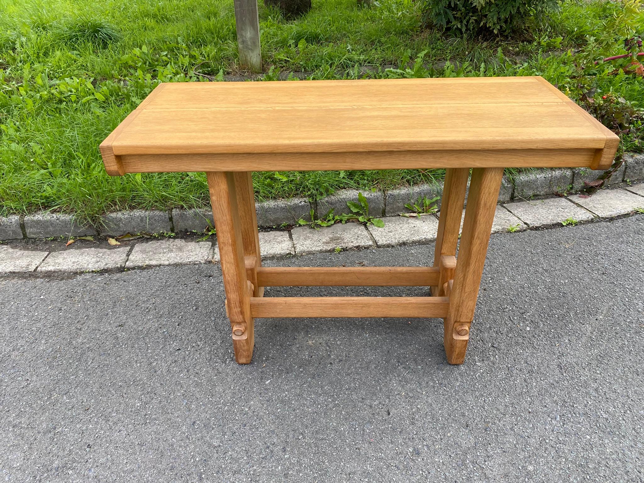 Late 20th Century Rare Console-Table by Guillerme et Chambron Edition Votre Maison, circa 1970 For Sale