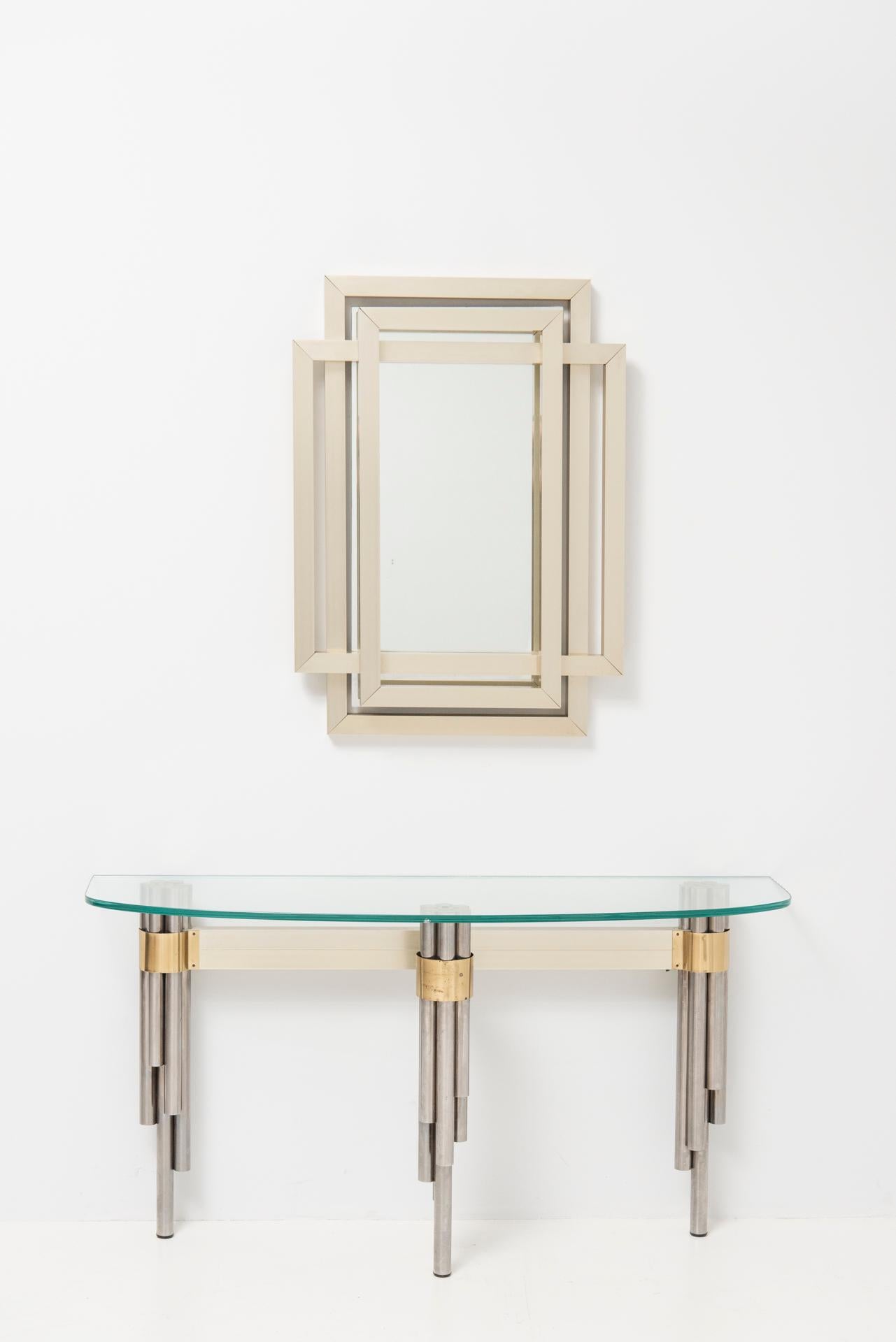 Mid-Century Modern Rare console table - Philippe Jean For Sale