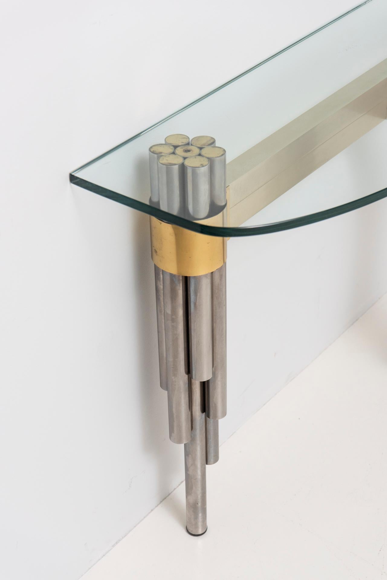 20th Century Rare console table - Philippe Jean For Sale