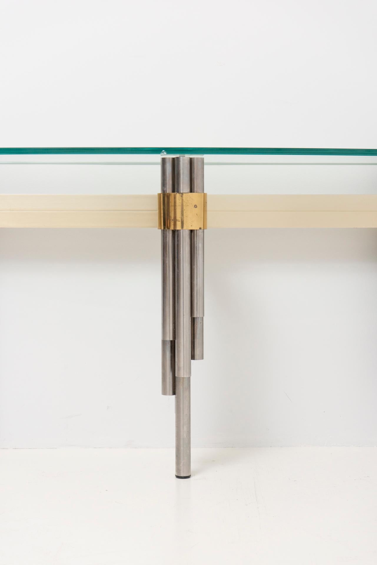 Rare console table - Philippe Jean For Sale 2