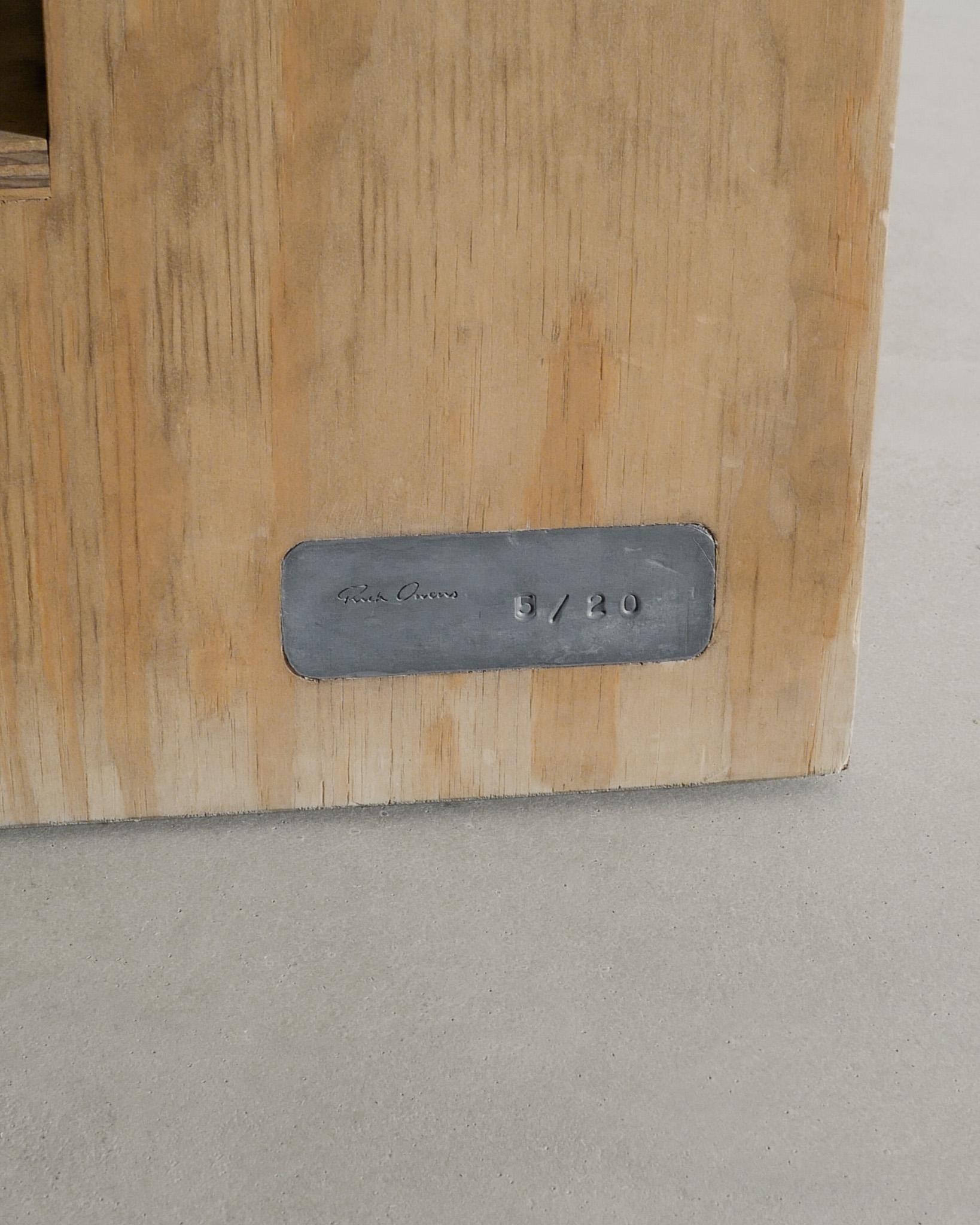 Rare Contemporary Wooden 