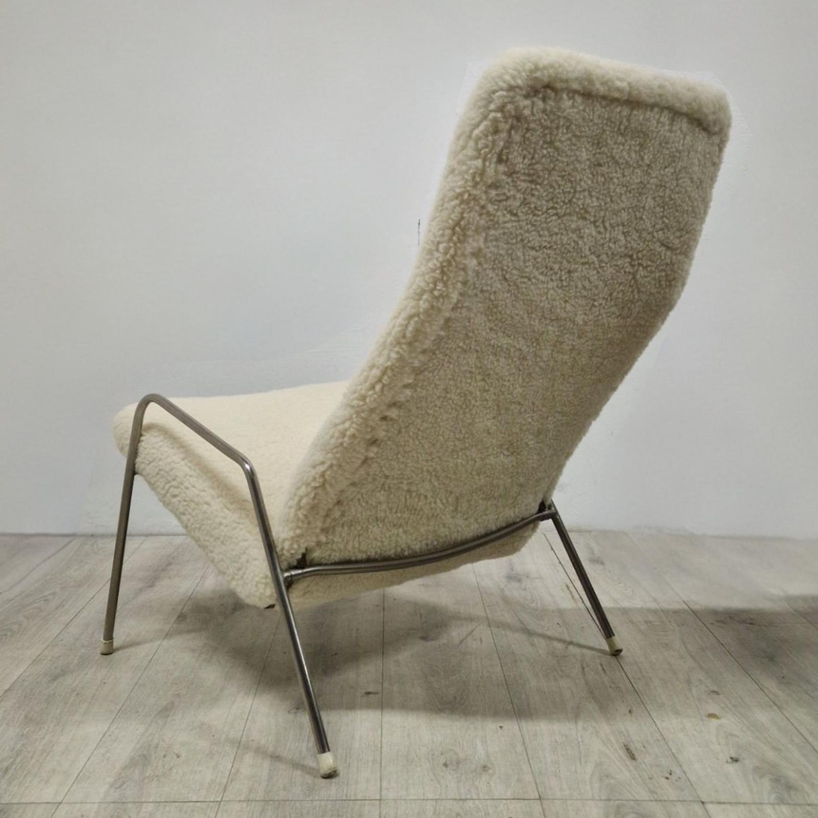 Hand-Crafted Rare Contour 1 chair by Alf Svensson for Ljund, Sweden 1950s For Sale