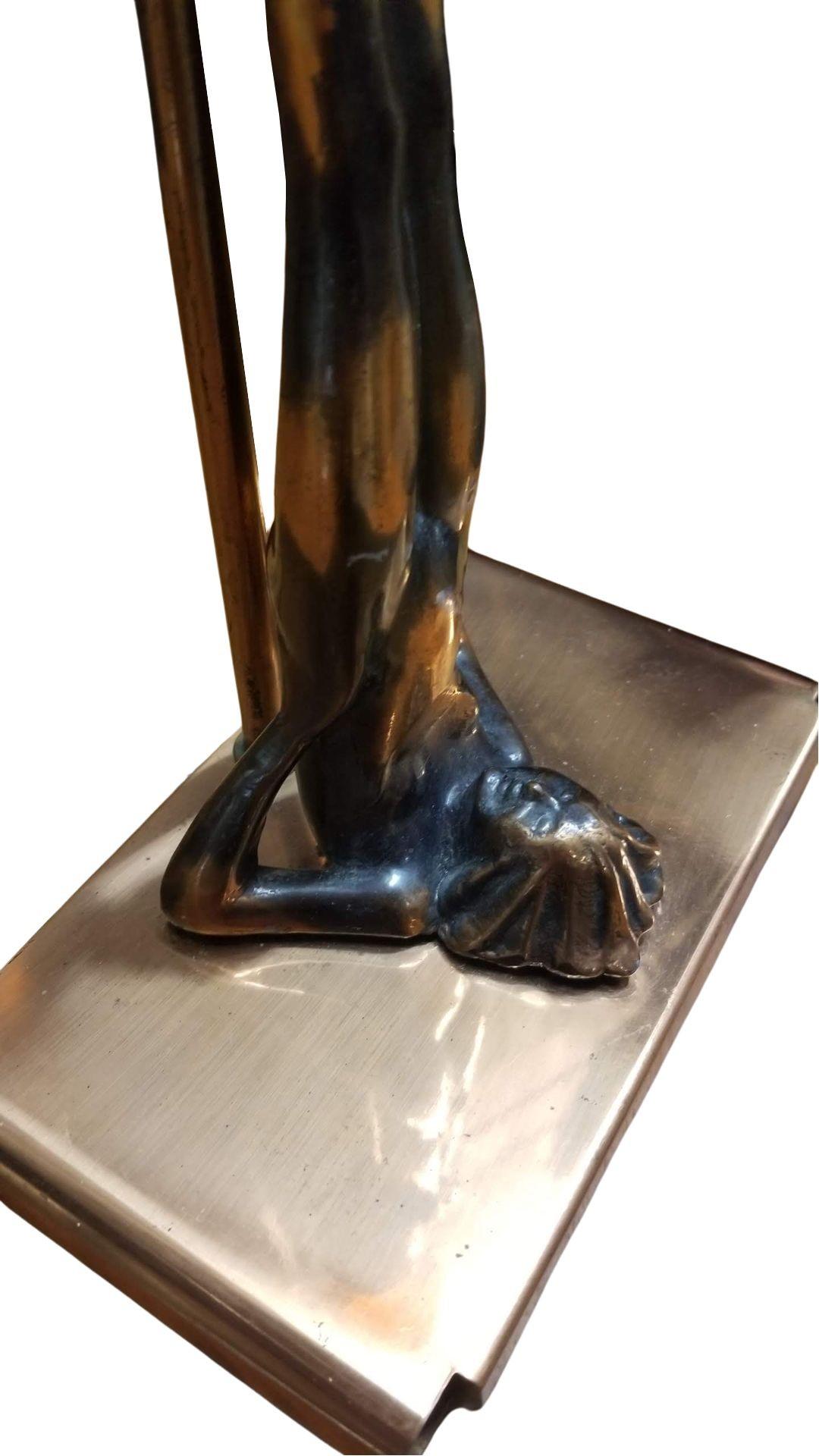 Rara lámpara de cobre Frankart nº 220 