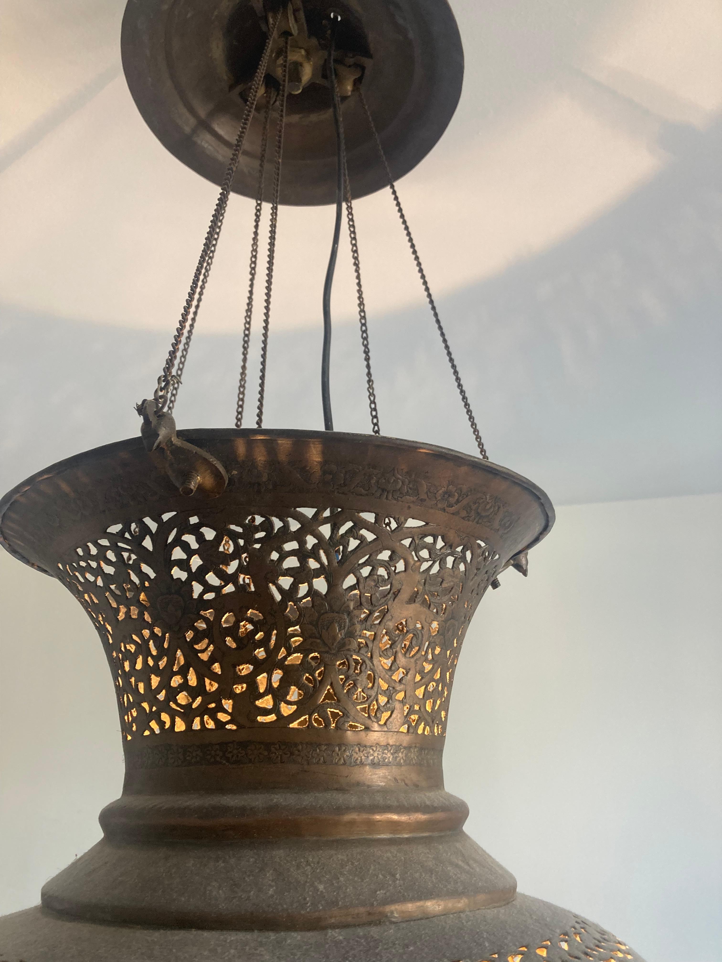 Hand-Crafted MOORISH Mosque Chandelier For Sale