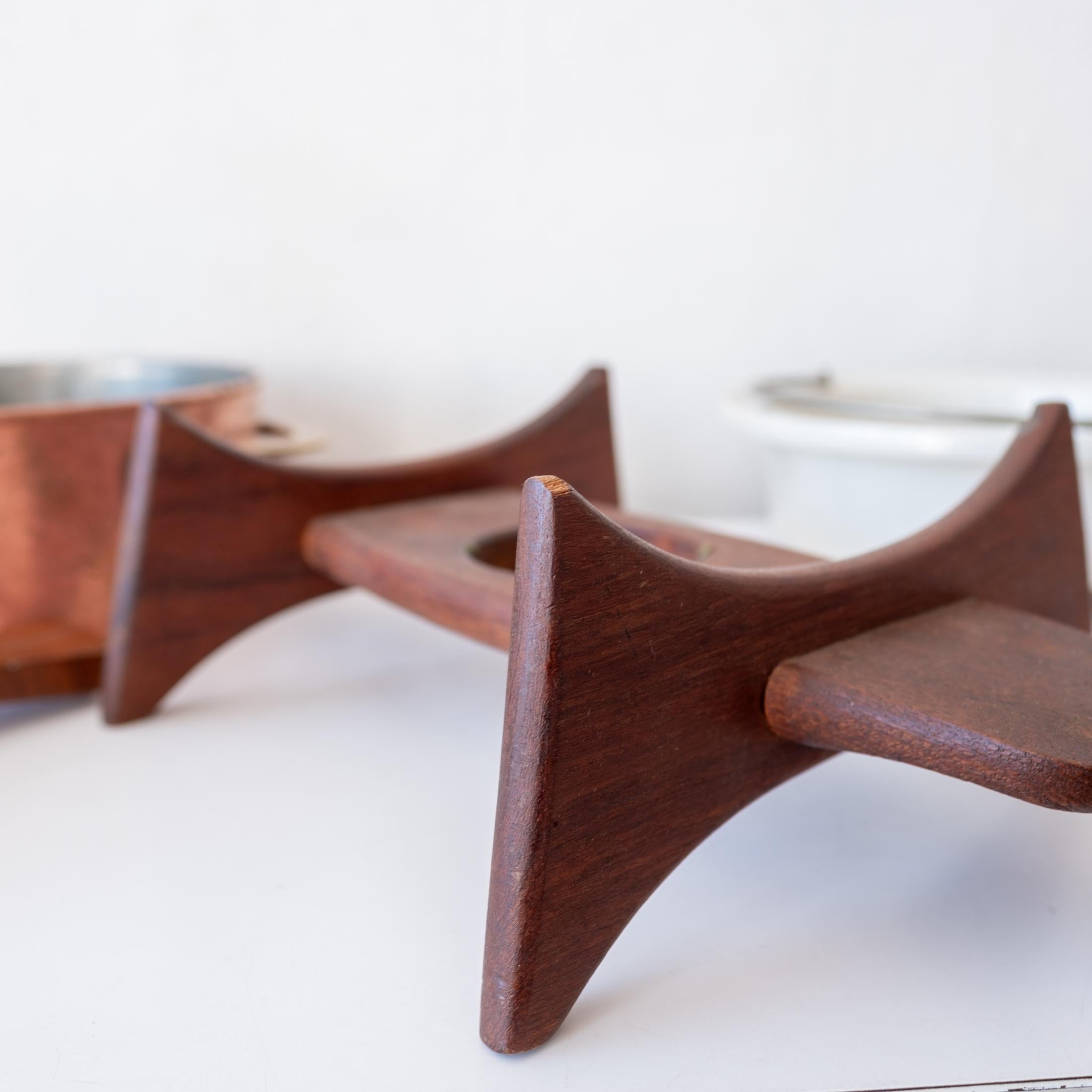 Rare Copper Pan and Stand by Jens Quistgaard for Dansk 1
