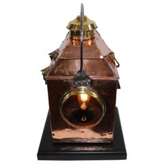 Antique Rare Copper Signal Light
