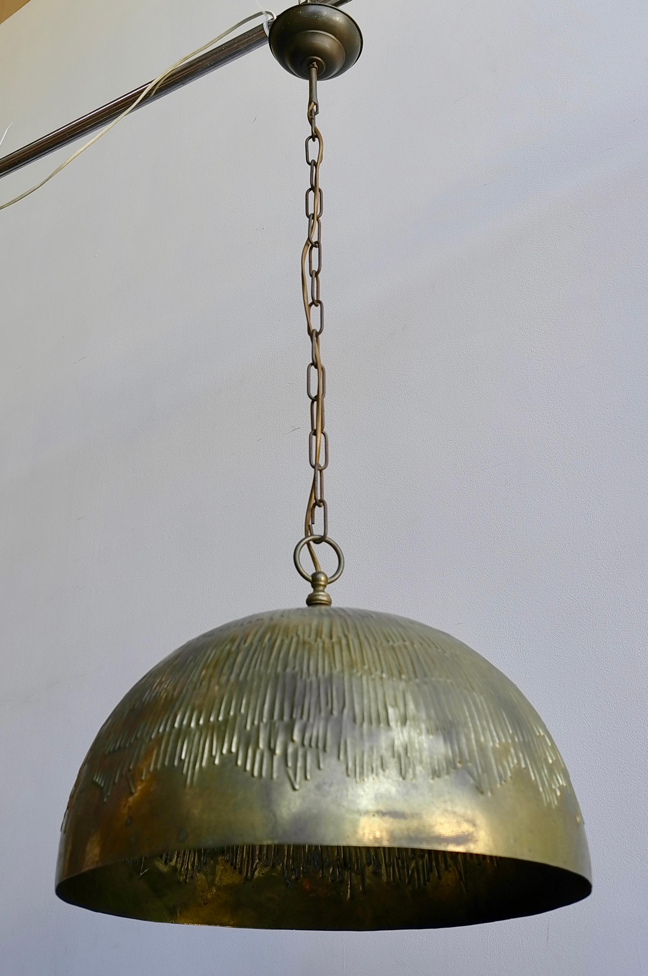 Brass Svend Aage Holm Sorensen Pendant Lamp in Copper for Holm Sorensen and Company For Sale