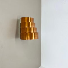 rare copper Wall Light Sconces by Hans-Agne Jakobsson Markaryd, Sweden, 1960