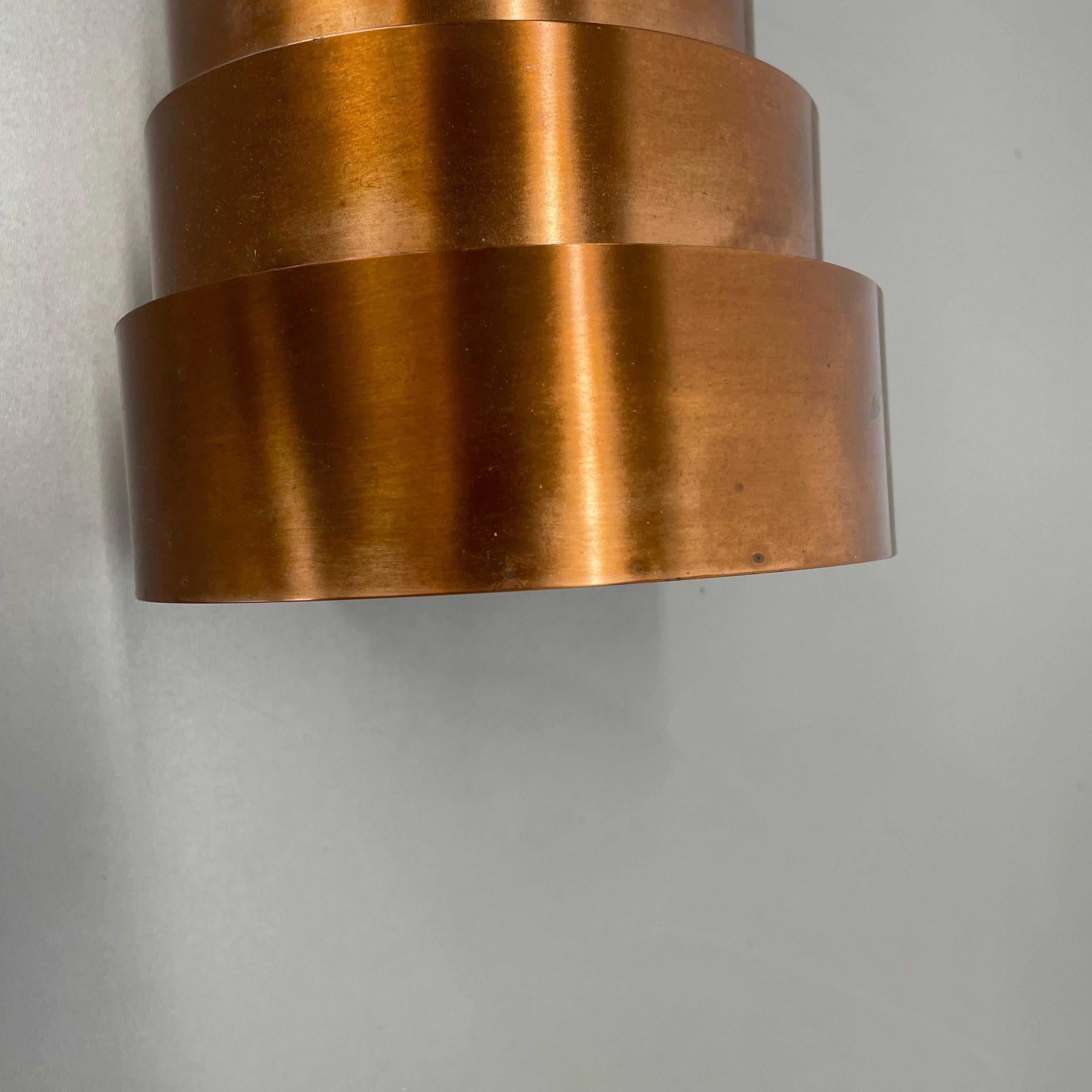 XX secolo rare applique in rame di Hans-Agne Jakobsson Markaryd, Svezia, 1960 in vendita