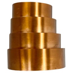 rare copper Wall Light Sconces by Hans-Agne Jakobsson Markaryd, Sweden, 1960
