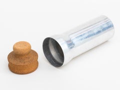 Rare Cork and Aluminum Cocktail Shaker