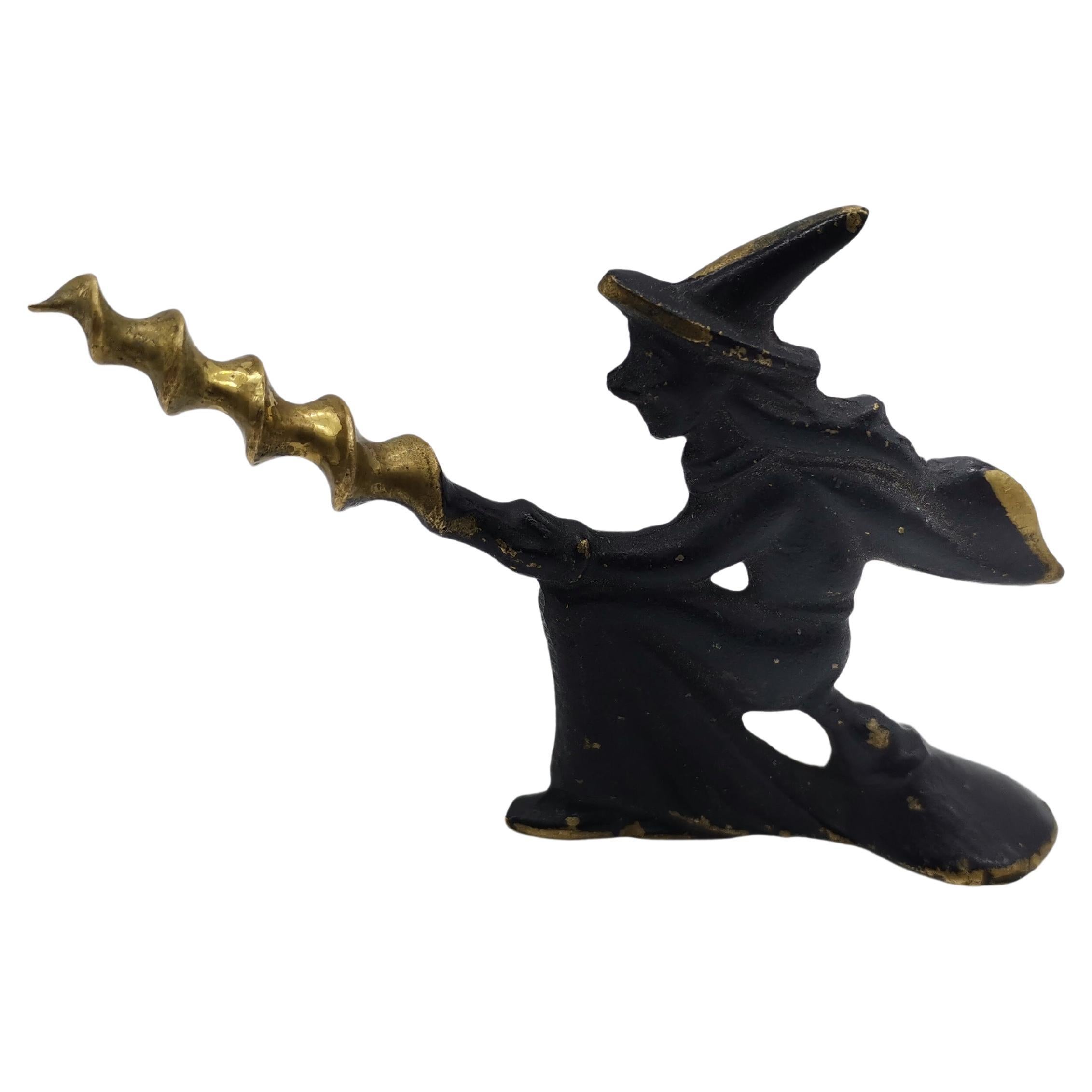 rare corkscrew in the shape of a witch 1950 For Sale