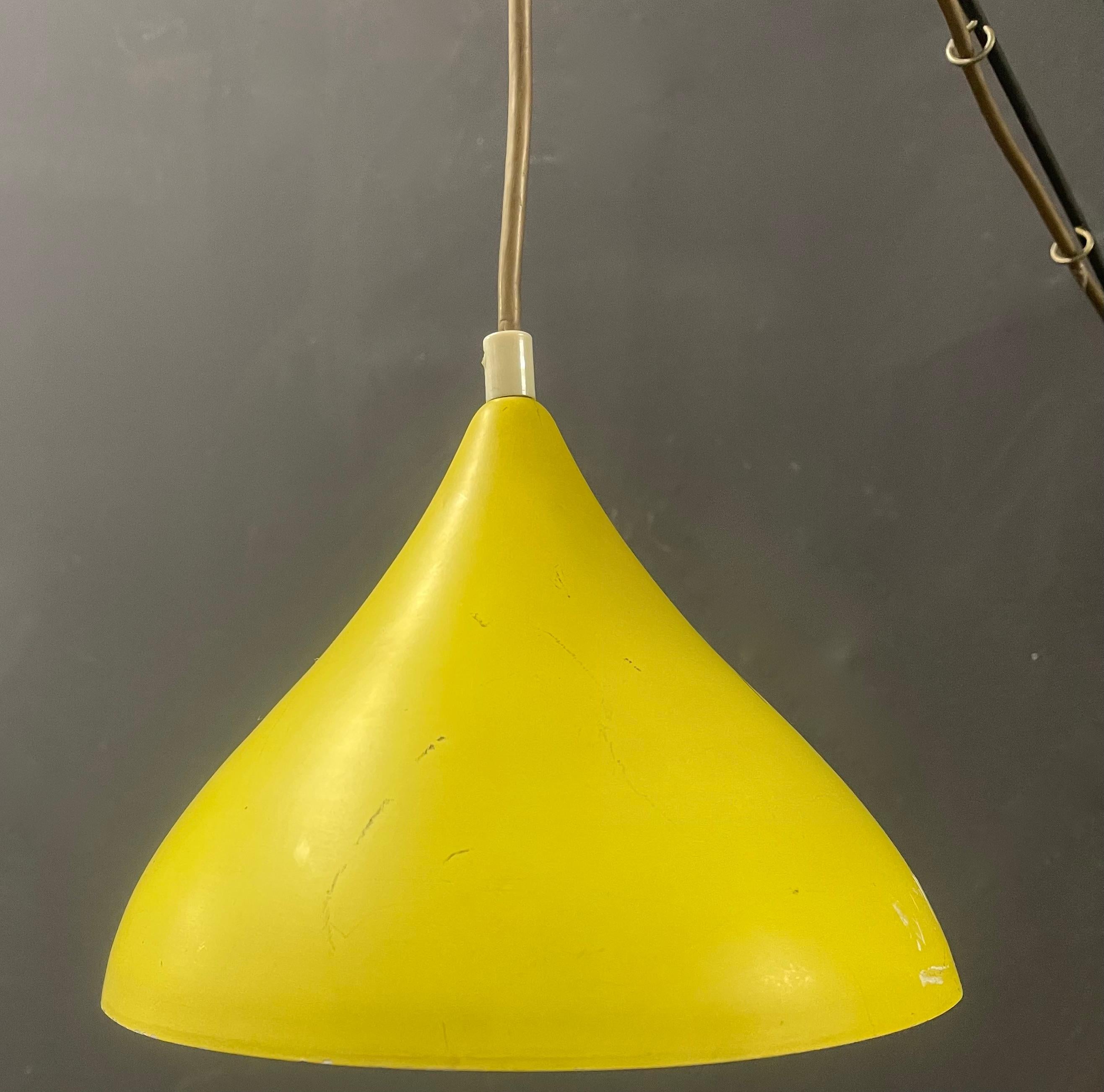 Mid-20th Century Rare Cosack Counterweight Wall Lamp For Sale