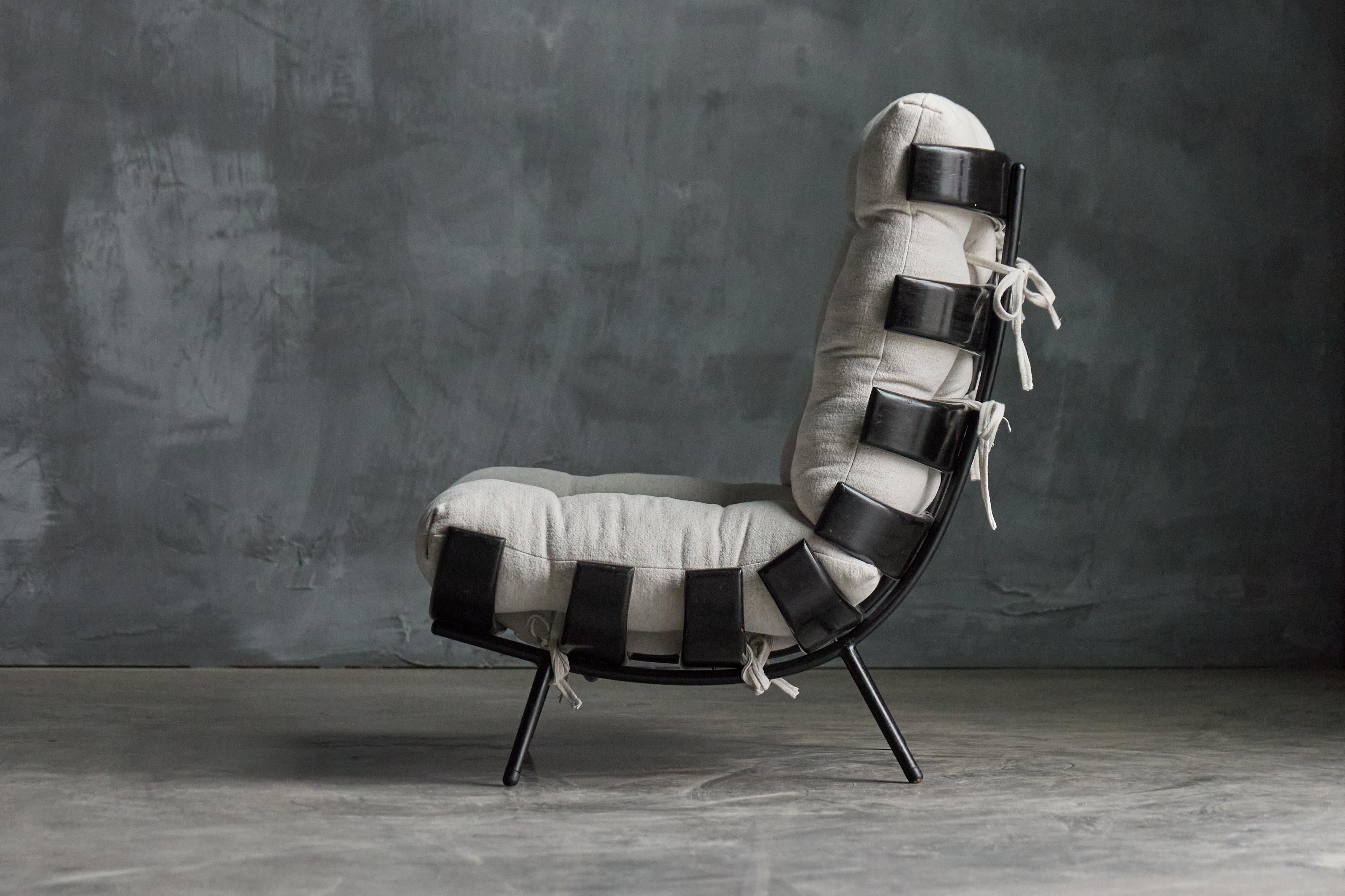 Rare 'Costela' Lounge Chairs by Martin Eisler and Carlo Hauner, Brazil, 1954 For Sale 8