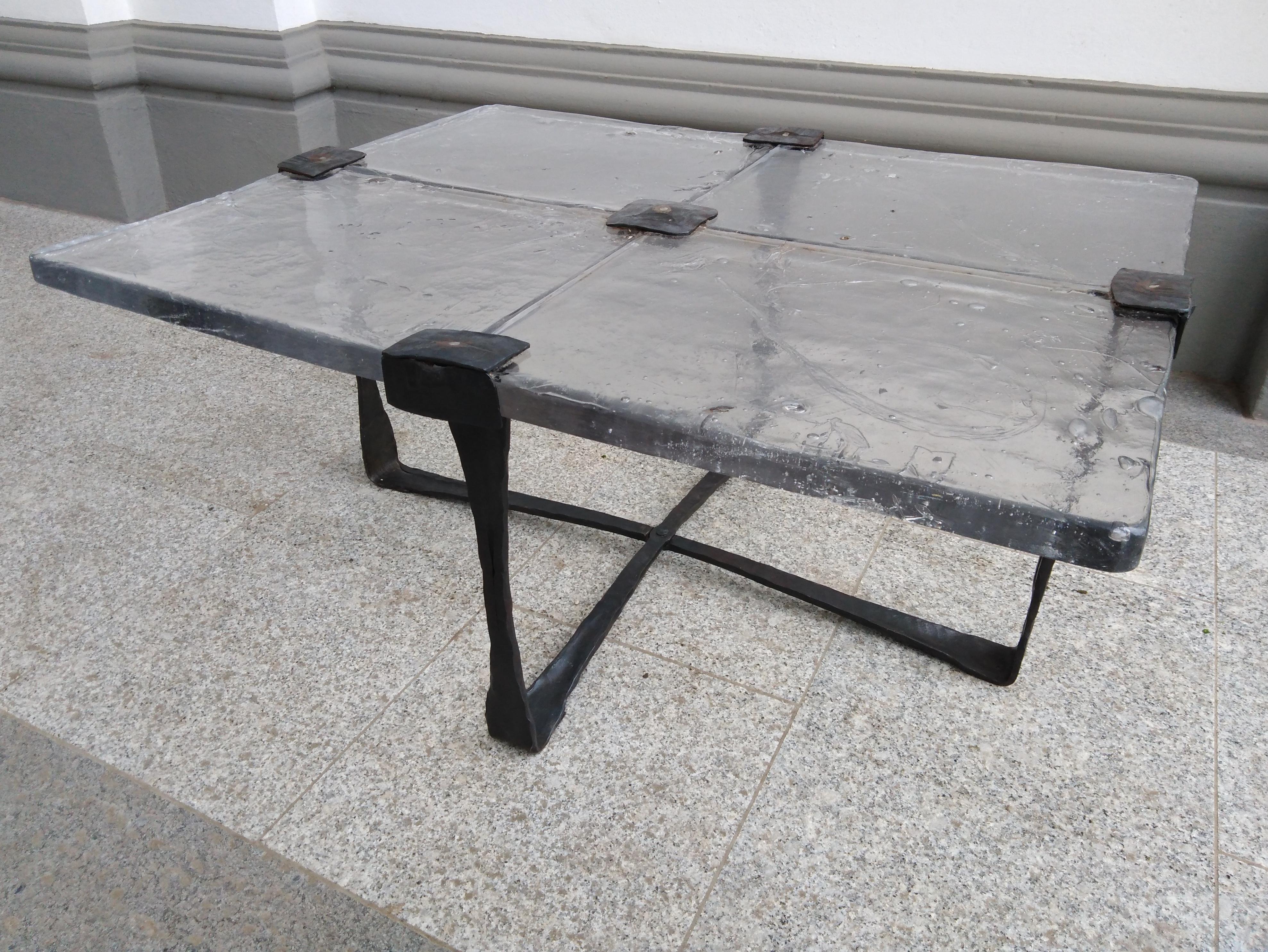 Rare couchtable by Lothar Klute, germany 80s For Sale 4