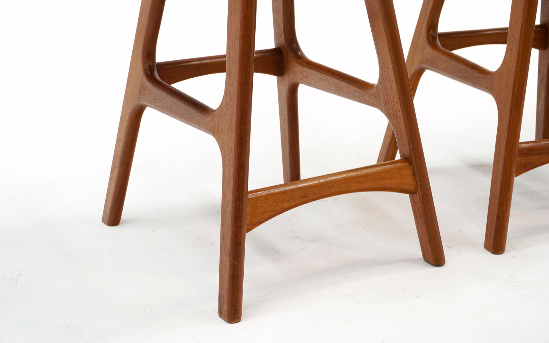 Rare Counter Height Bar Stools.Designed by Eric Buch In Good Condition In Kansas City, MO