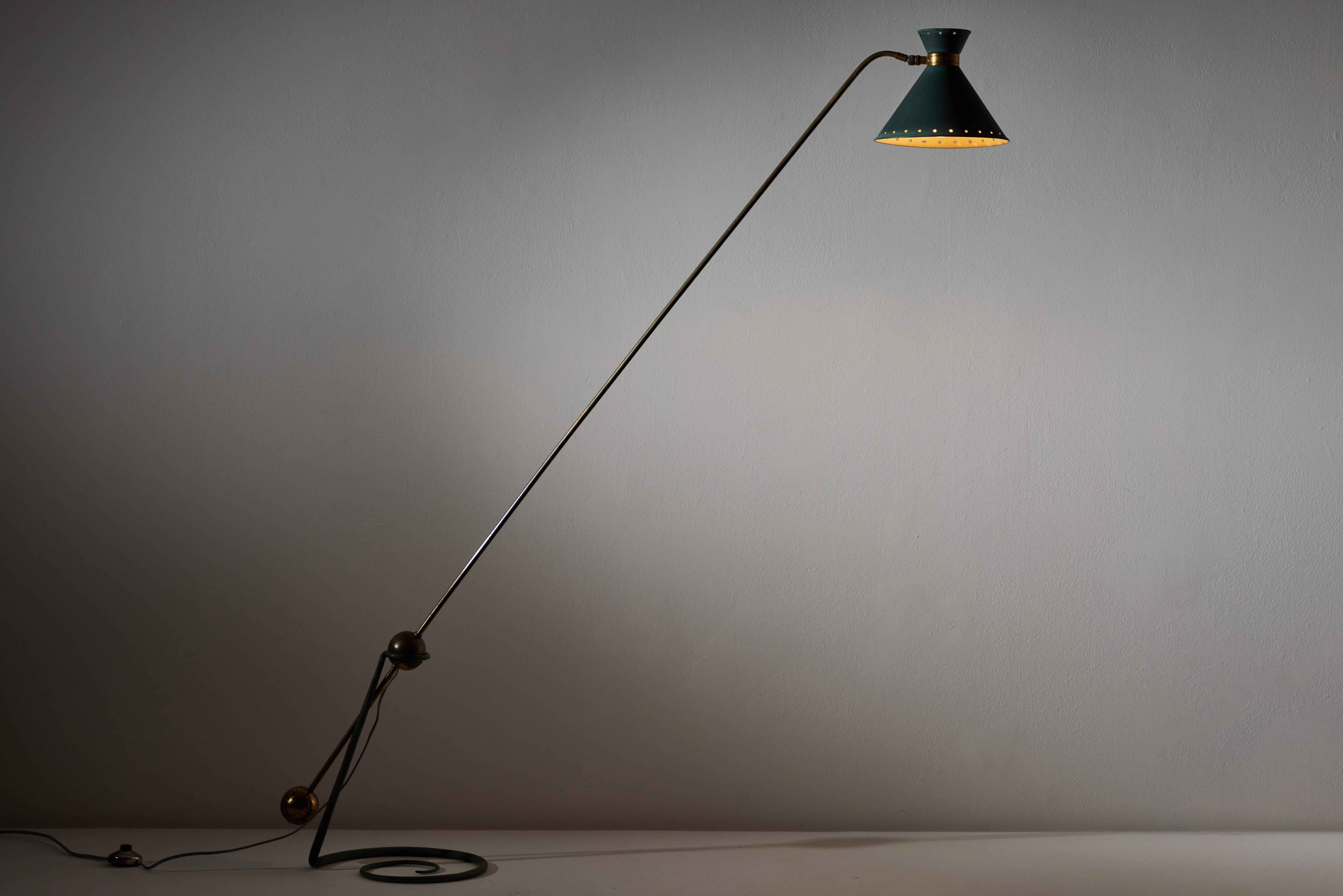 Mid-Century Modern Rare Counterbalance Floor Lamp by Arlus