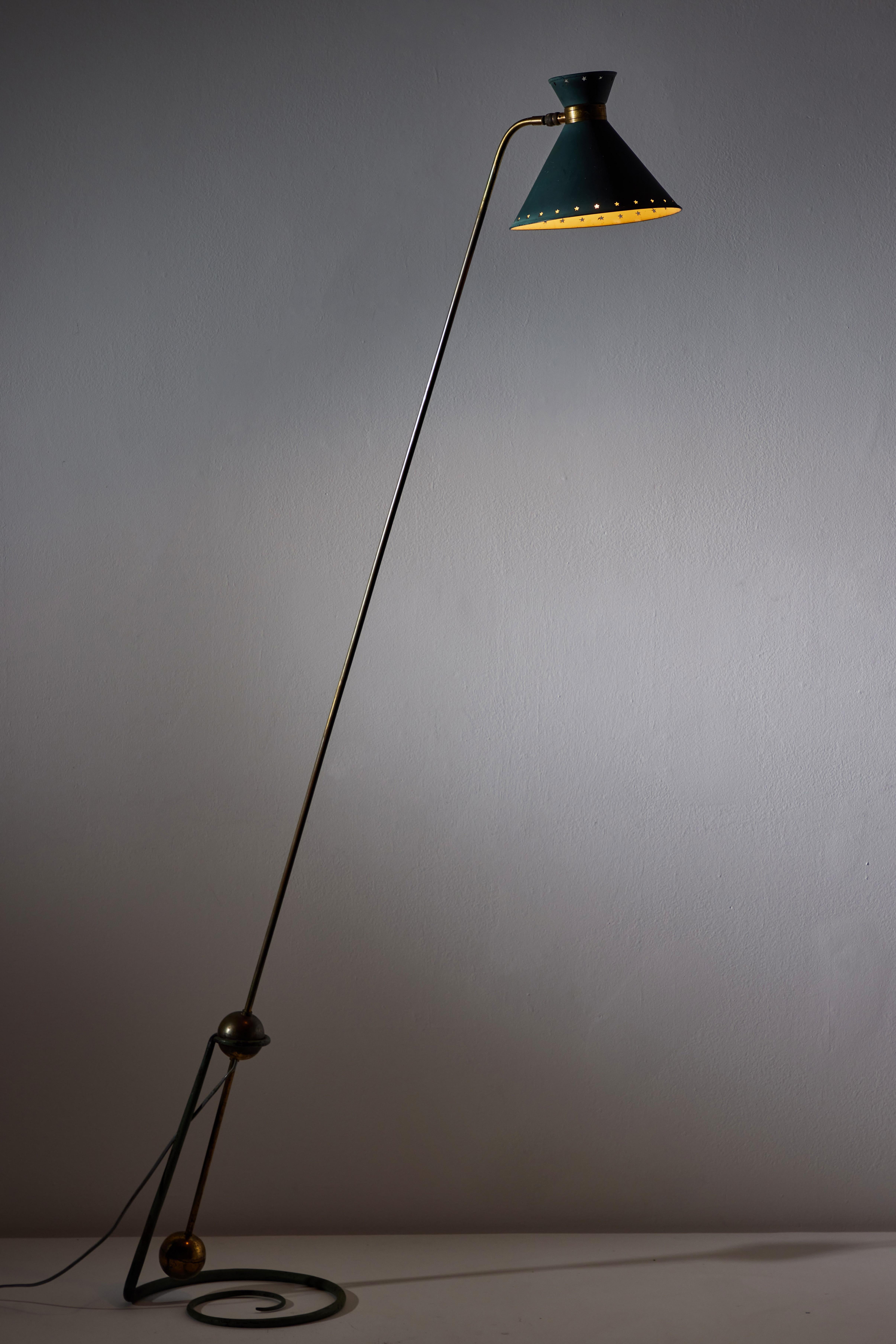Italian Rare Counterbalance Floor Lamp by Arlus