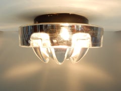 Rare 'Crystal Palace' Wall or Ceiling Lamp for RAAK, 1970s, 3 available