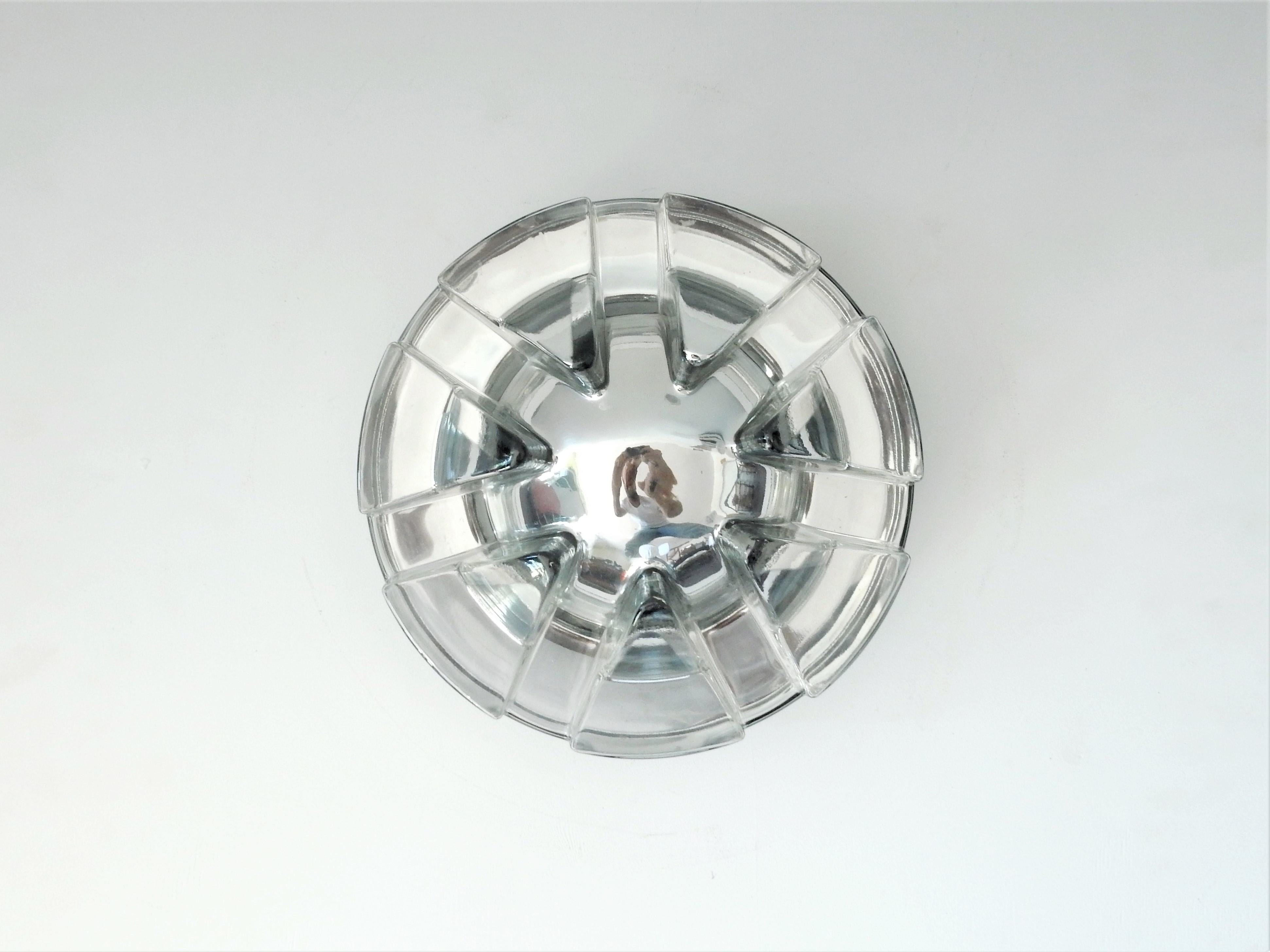 Dutch Rare 'Crystal Palace' Wall or Ceiling Lamp for RAAK, 1970s, 3 available For Sale