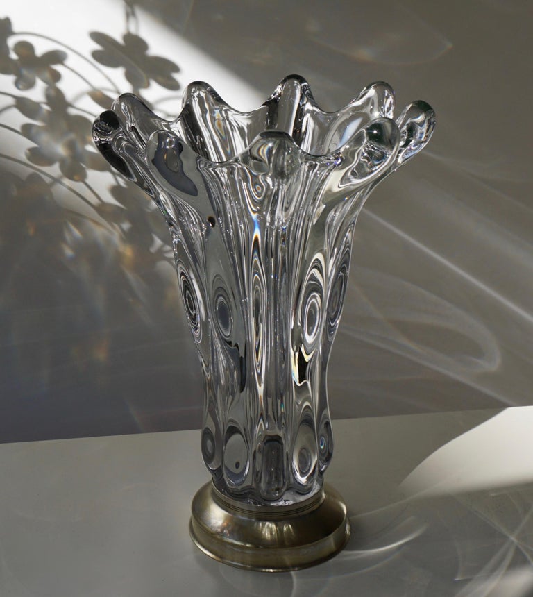Rare Crystal Vase at 1stDibs