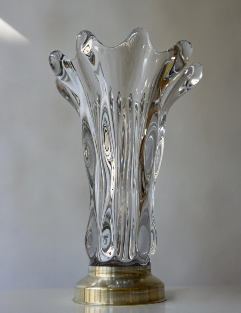Rare Crystal Vase at 1stDibs