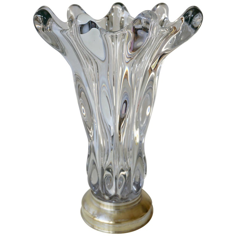 Rare Crystal Vase at 1stDibs