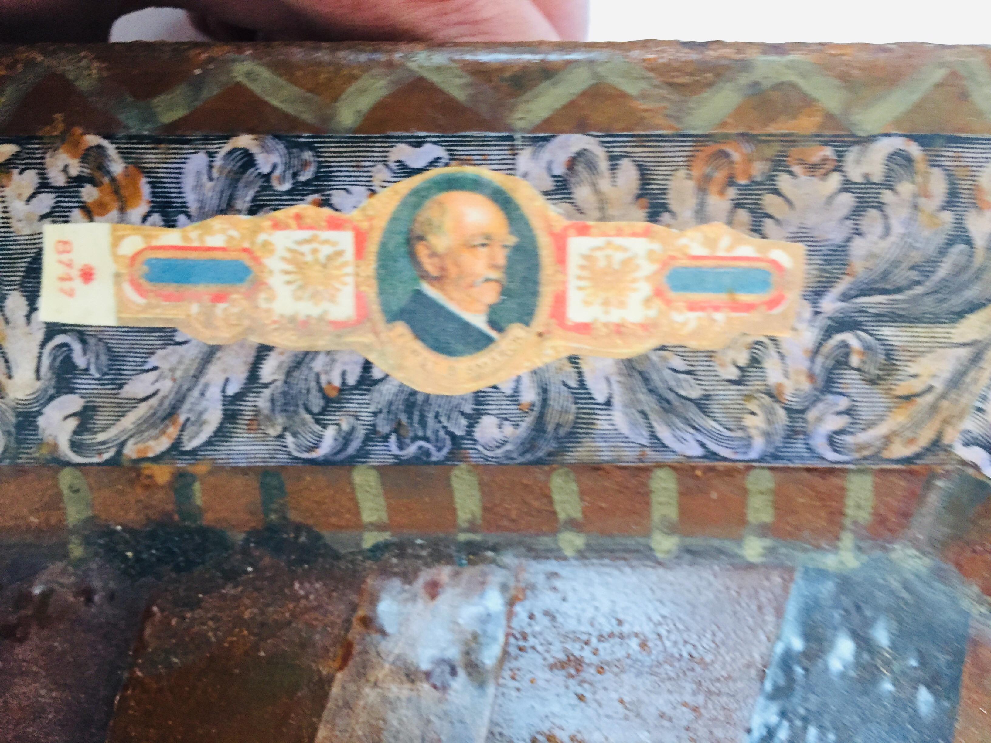 Rare Cuban Cigar Band Collection Tray by Holly Lueders for Frank McIntosh 5