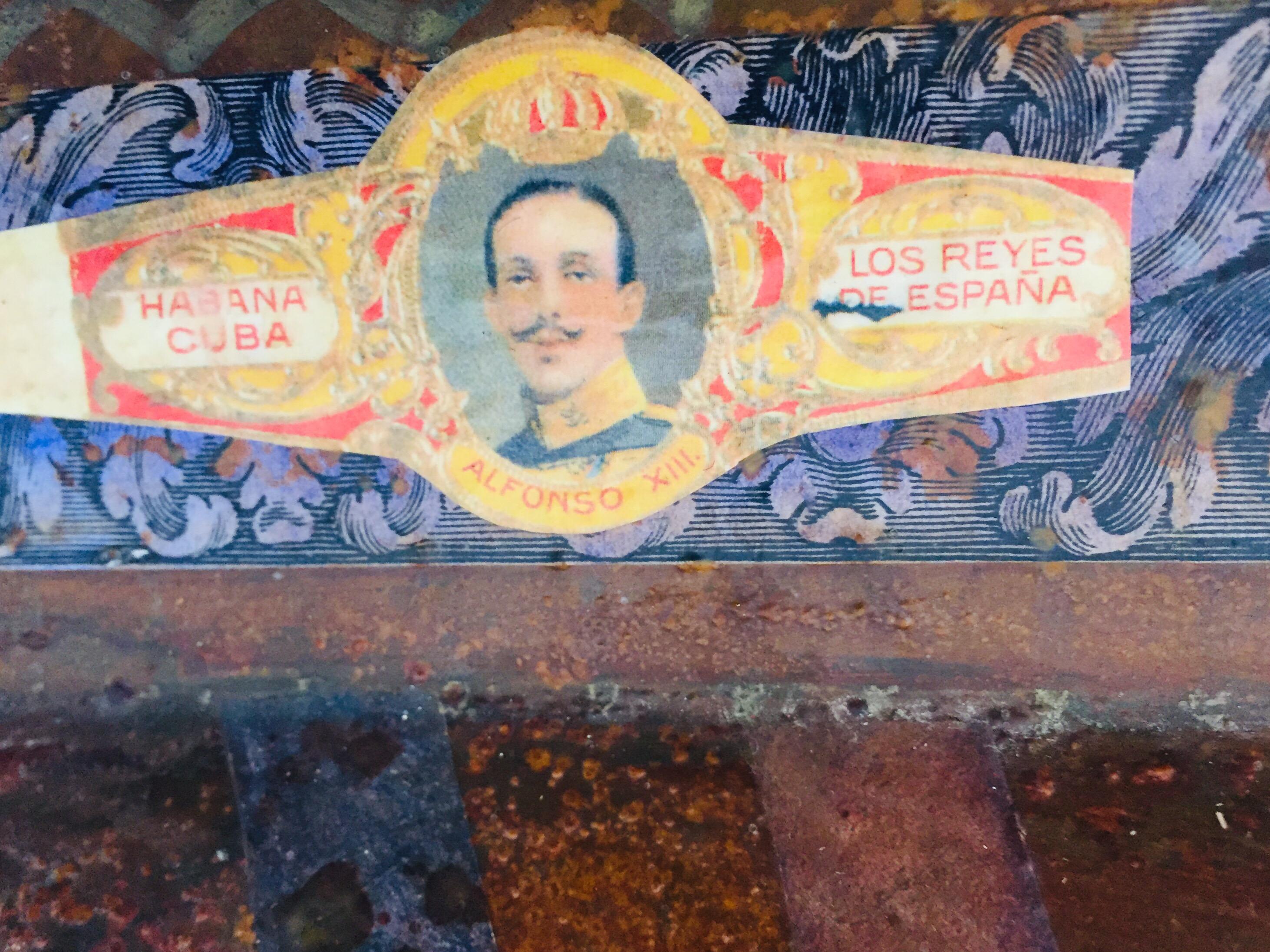 Rare Cuban Cigar Band Collection Tray by Holly Lueders for Frank McIntosh 6