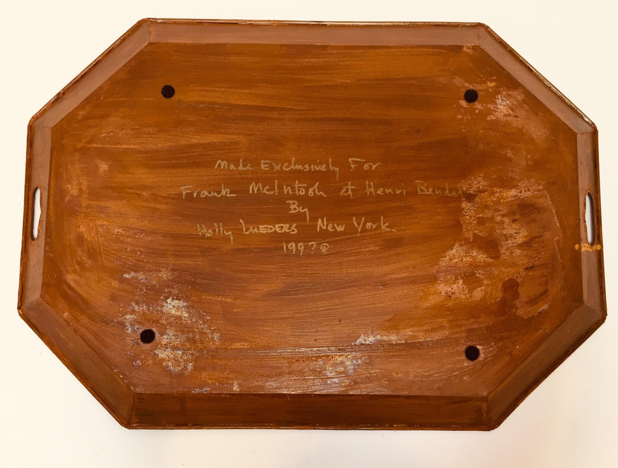 Rare Cuban Cigar Band Collection Tray by Holly Lueders for Frank McIntosh 8