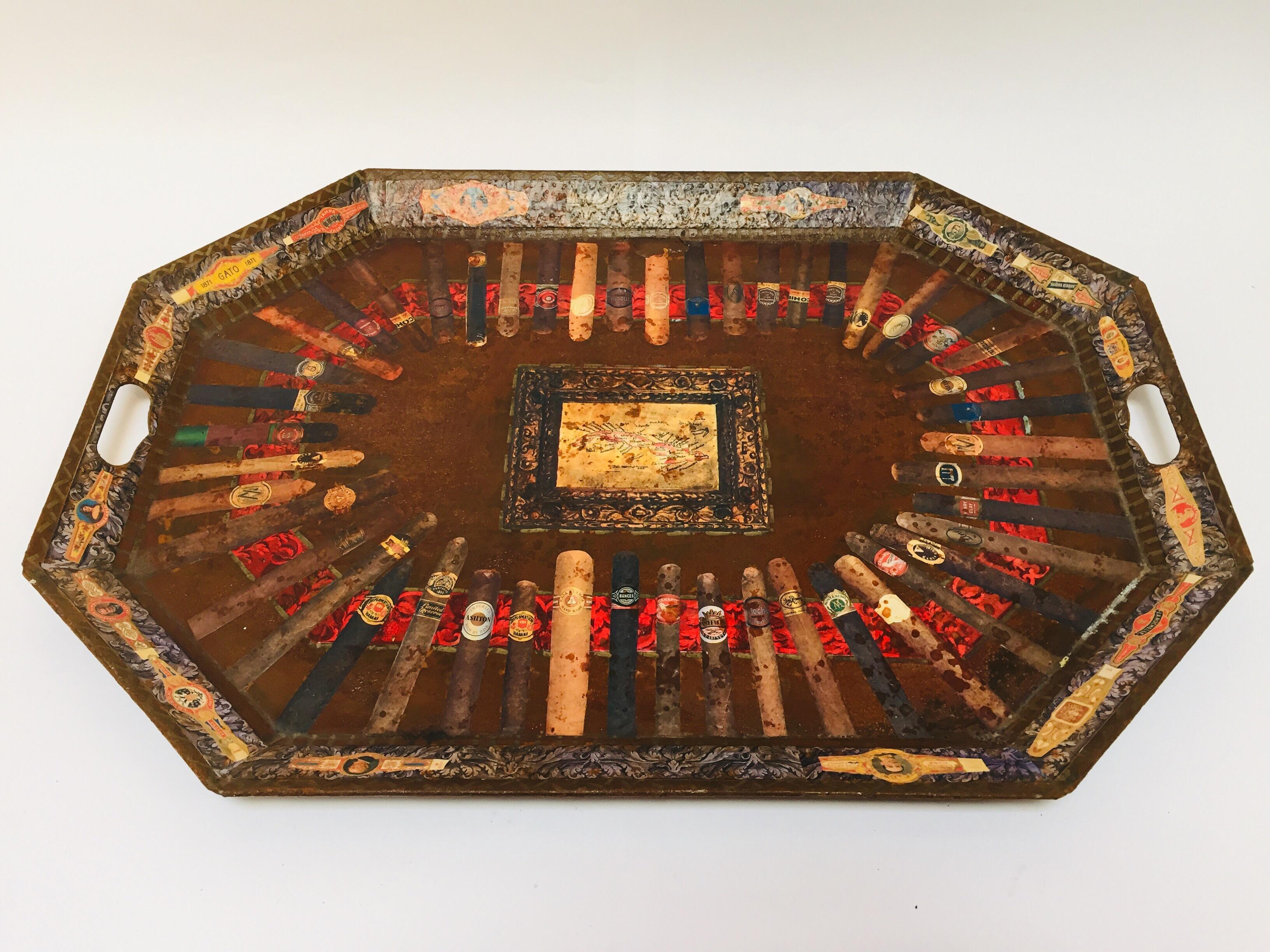 Rare folio collections of Cuban cigar labels, produced during the “Golden Age” of cigar label art. 
Collector’s label brands with full-color portraits featured on a selection of labels include Alfonso XIII King George V., King Edward VII, and Simon