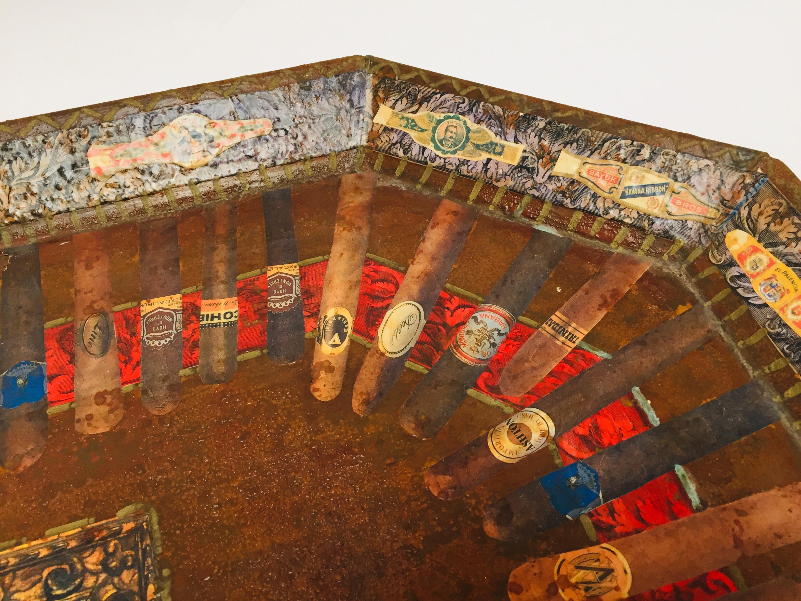 Moorish Rare Cuban Cigar Band Collection Tray by Holly Lueders for Frank McIntosh