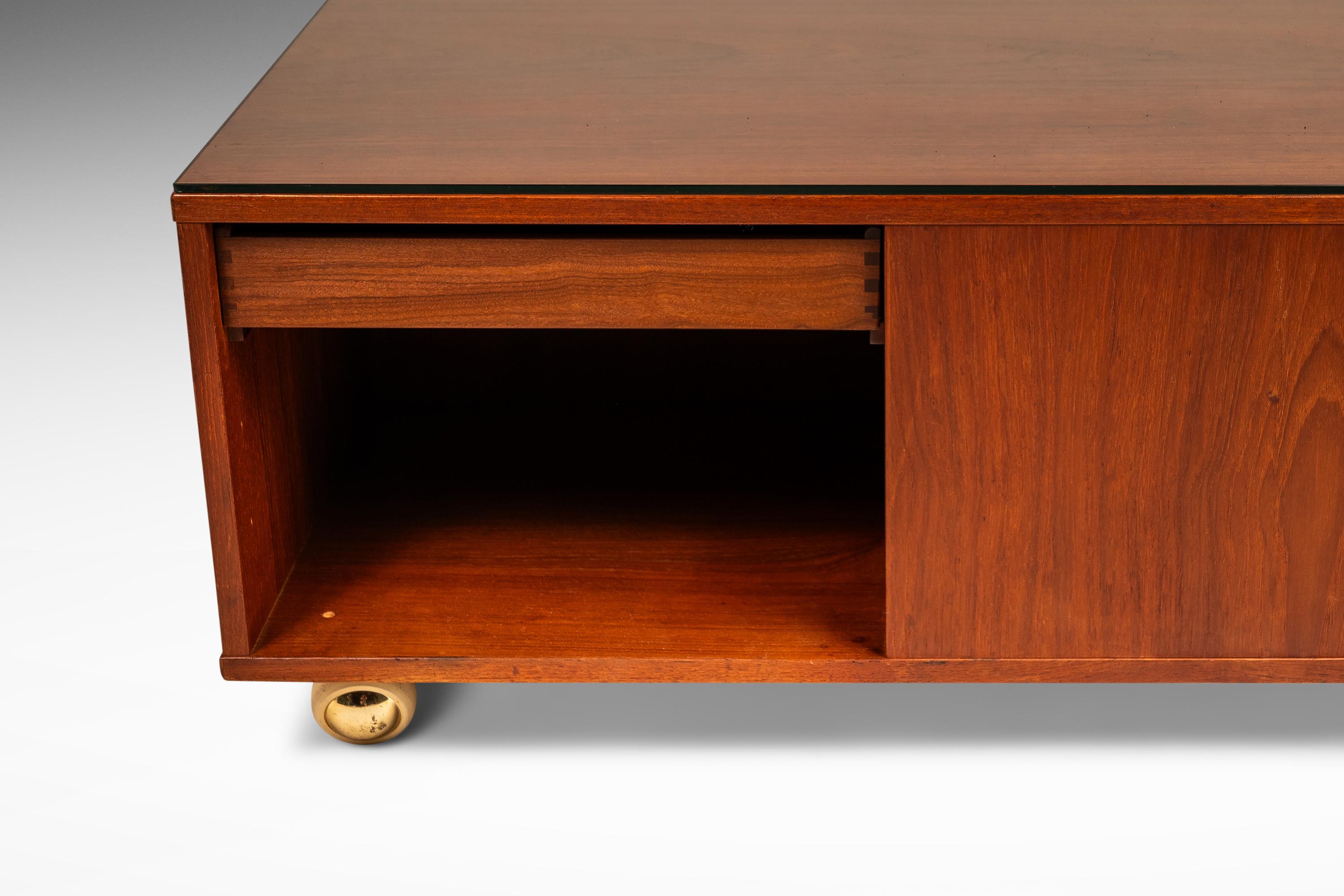 Rare Cube Coffee Table in Teak by Peter Løvig Nielsen  for Løvig, Denmark, 1960s 5