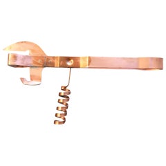 Retro Rare Curtis Jere Wall Sculpture Copper Bottle Opener