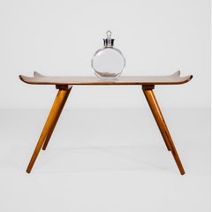 Raro tavolo curvo "Móveis Cimo", arredamento moderno brasiliano 1960