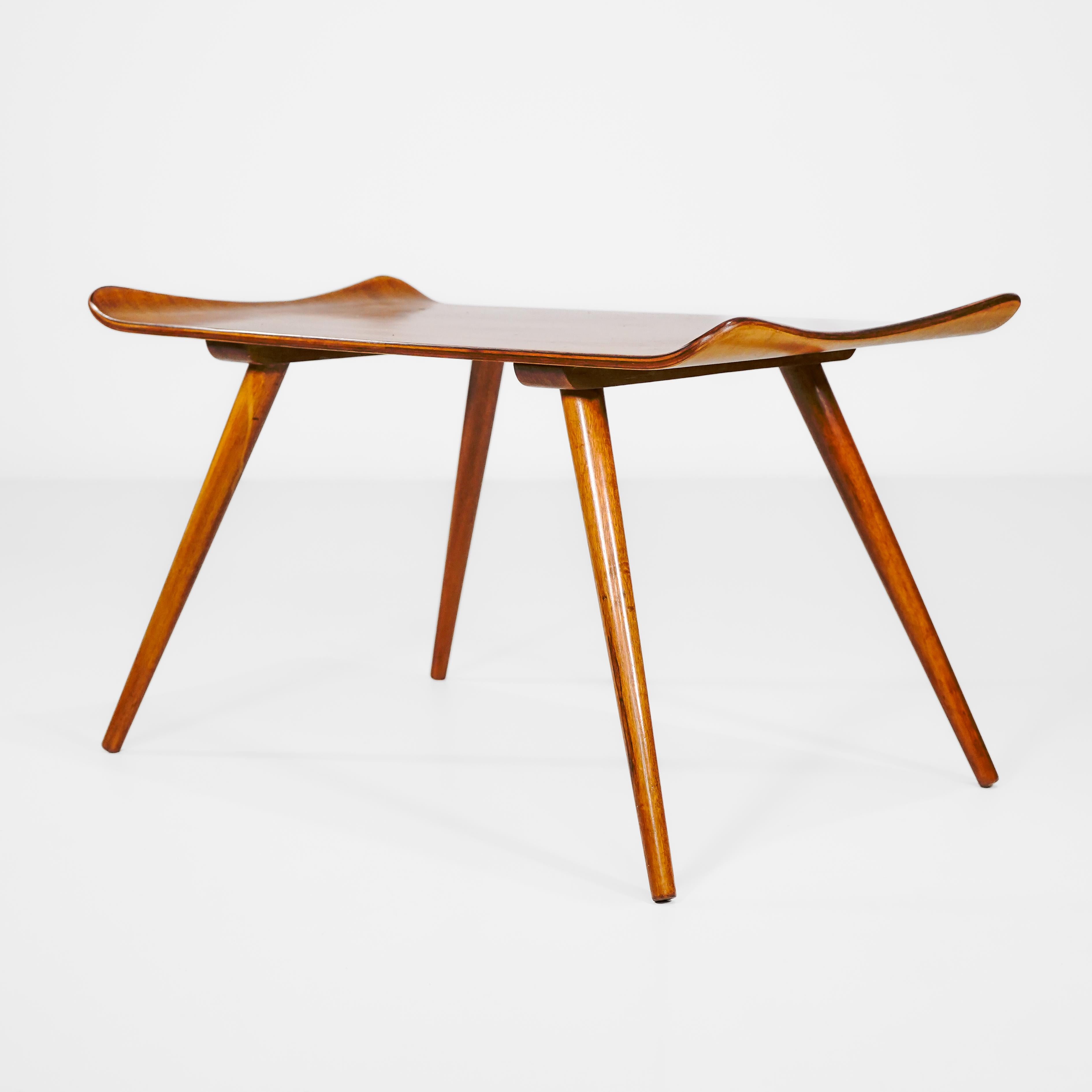 Mid-Century Modern Rare Curved “Móveis Cimo” Table, Brazilian Modern Furniture 1960 For Sale