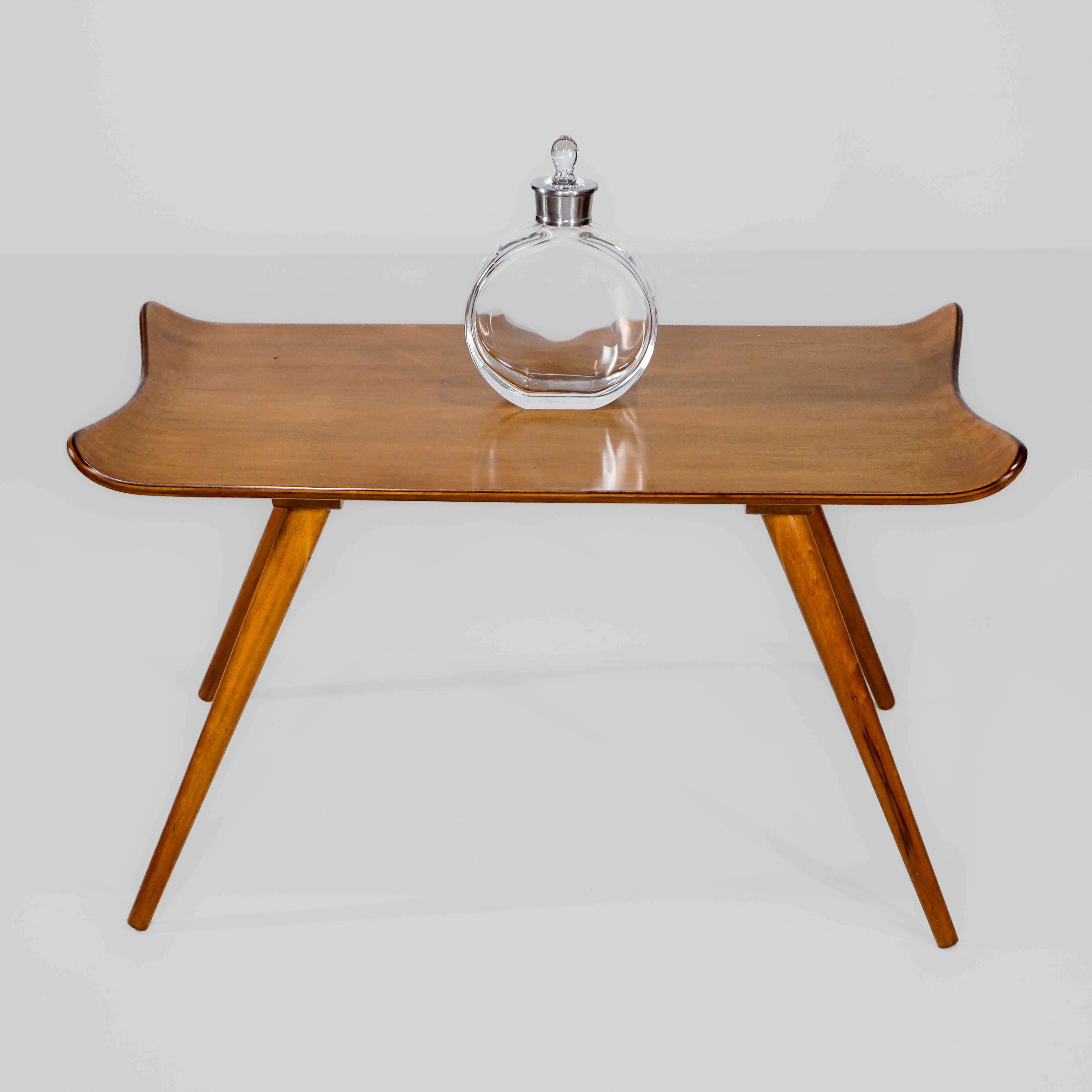 Rare Curved “Móveis Cimo” Table, Brazilian Modern Furniture 1960 In Good Condition For Sale In Curitiba, PR