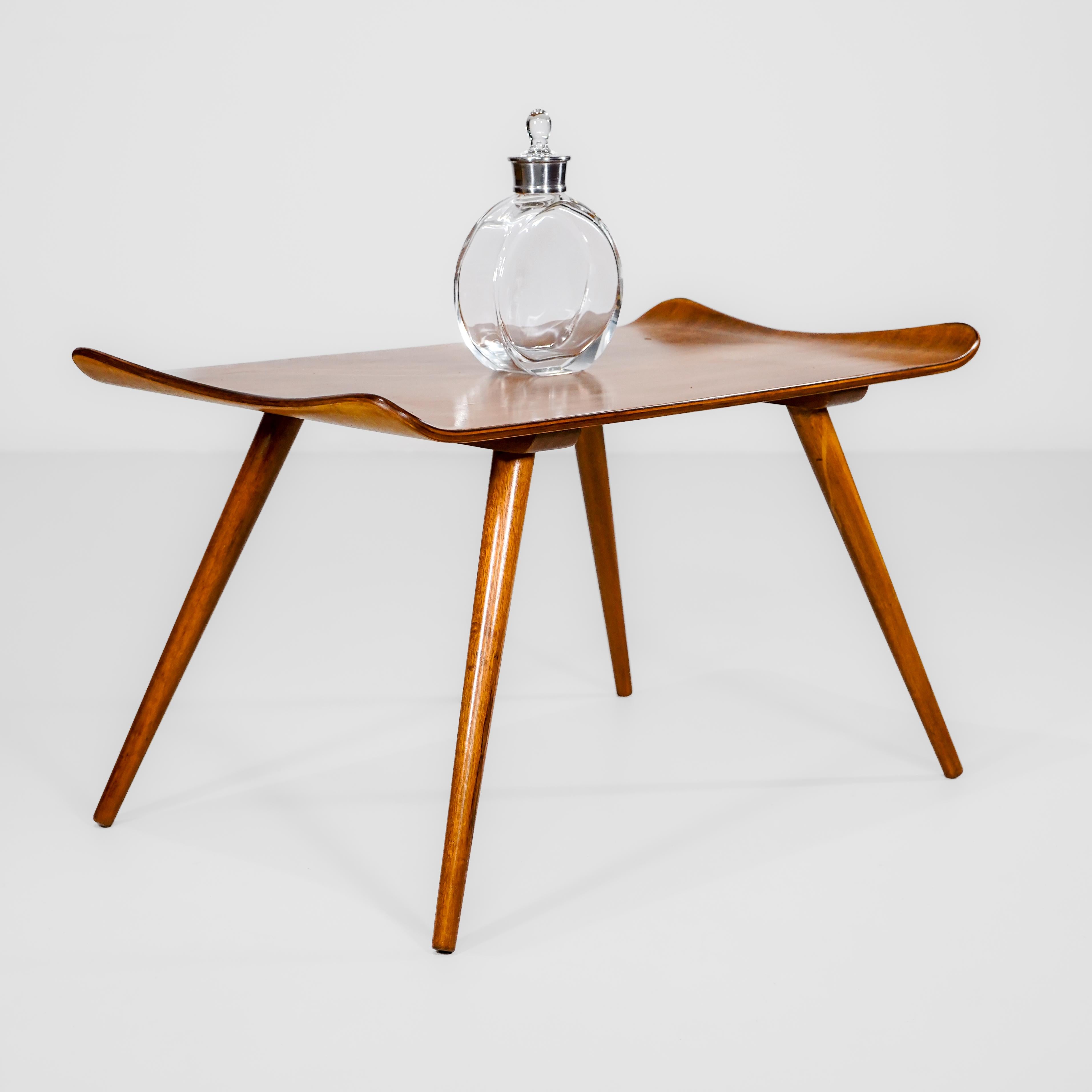 Mid-20th Century Rare Curved “Móveis Cimo” Table, Brazilian Modern Furniture 1960 For Sale