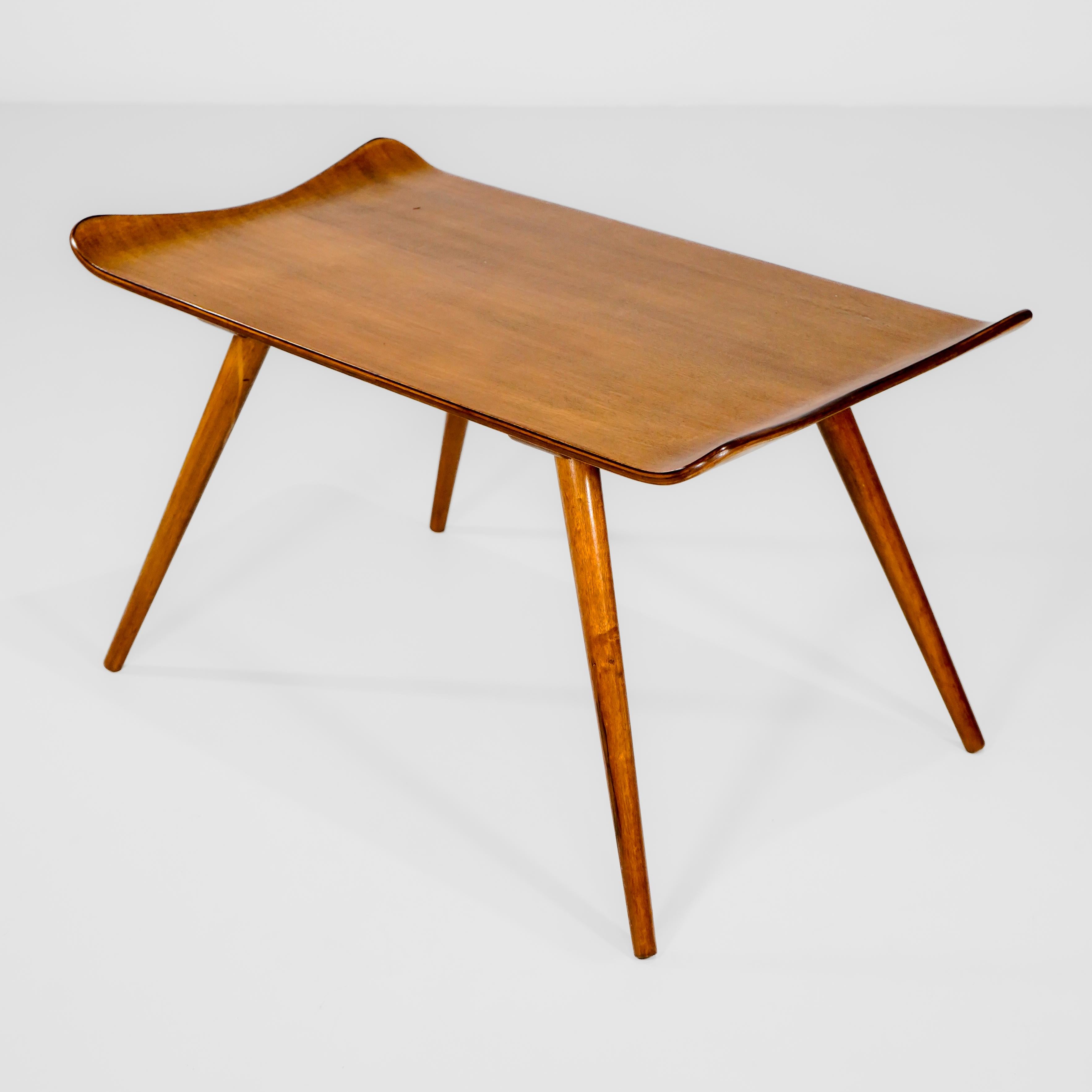 Rare Curved “Móveis Cimo” Table, Brazilian Modern Furniture 1960 For Sale 2