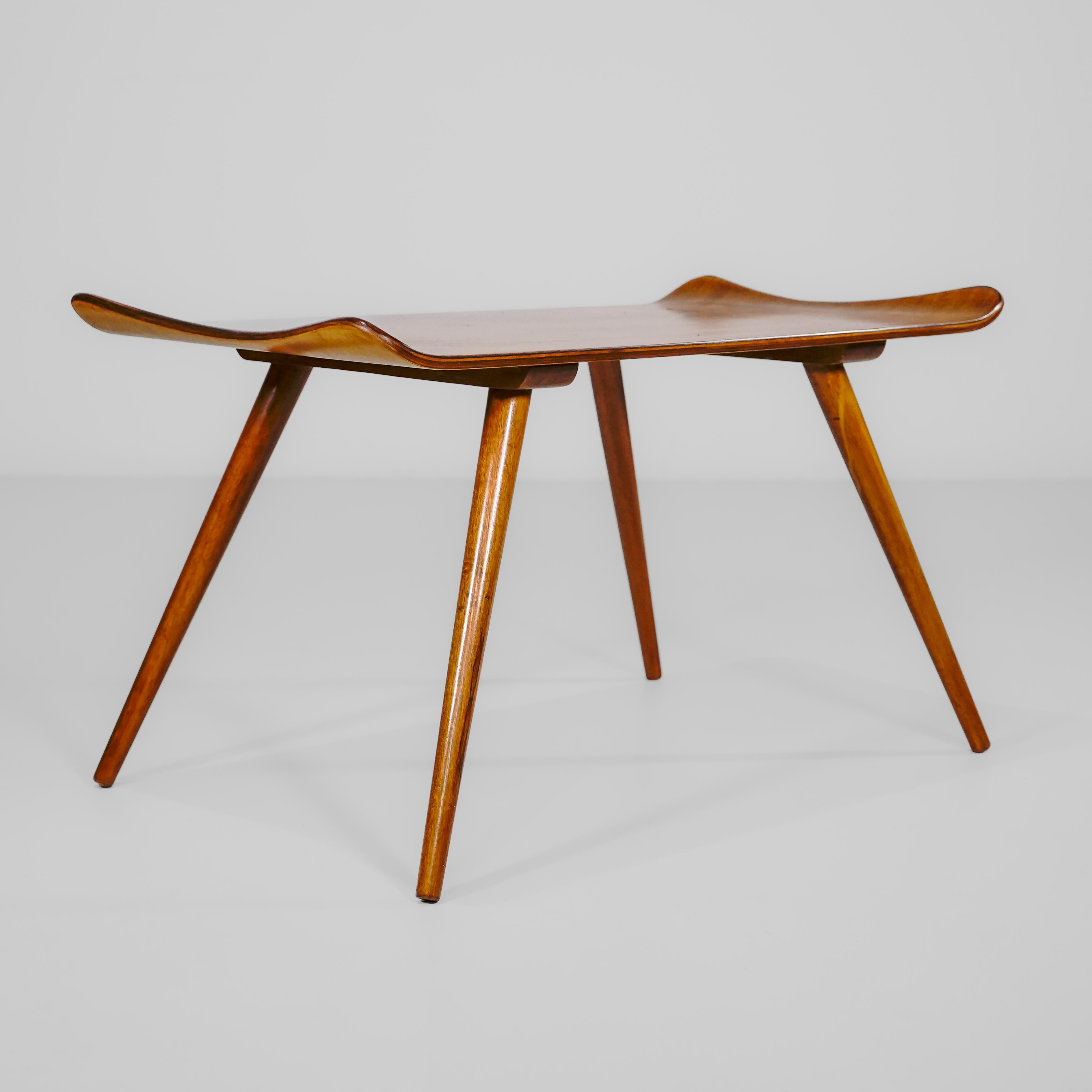 Rare Curved “Móveis Cimo” Table, Brazilian Modern Furniture 1960 For Sale 3