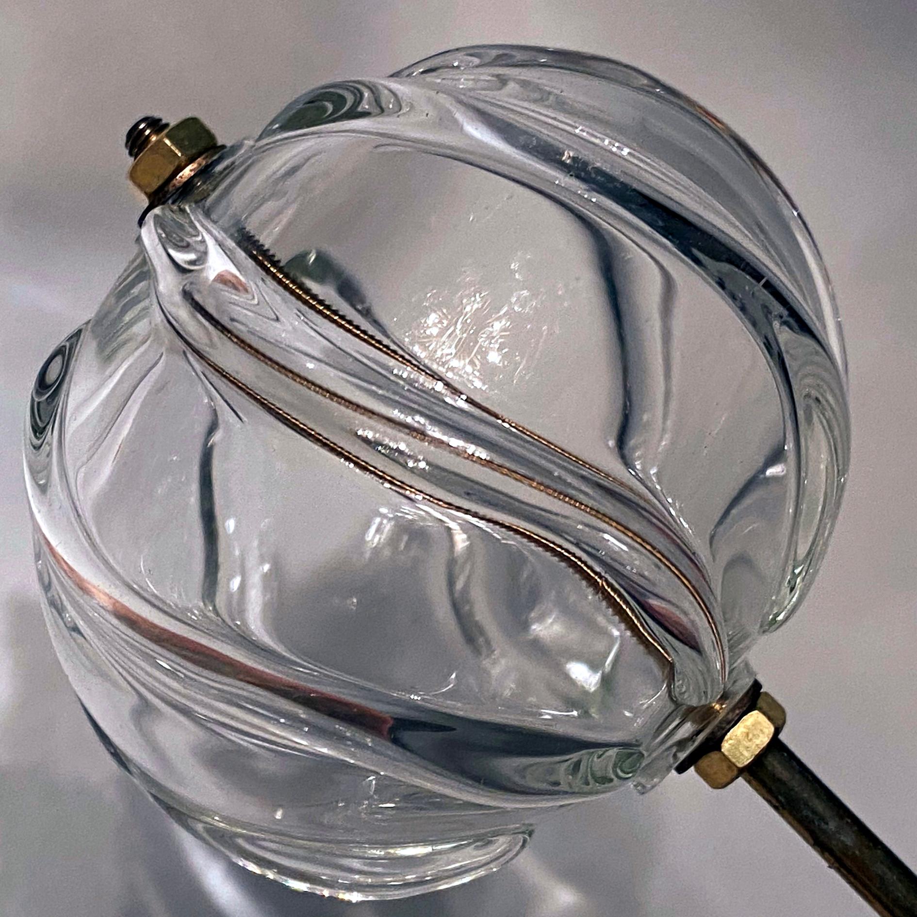 Rare Custom East German Pendant Lights by VEB Kristalleuchte, Germany, 1960s For Sale 7