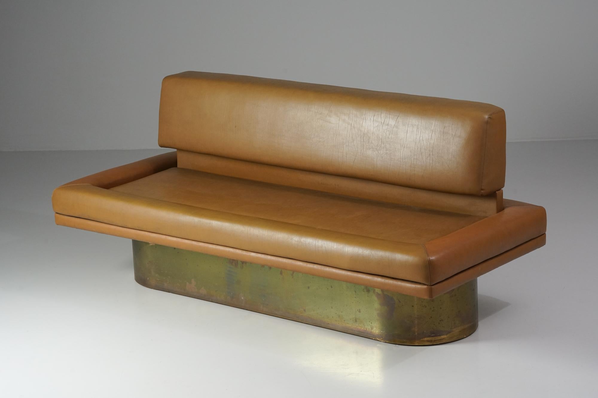 Finnish Rare Custom Order Scandinavian Modern Sofa, Leena Kolinen, Finland, 1968 For Sale