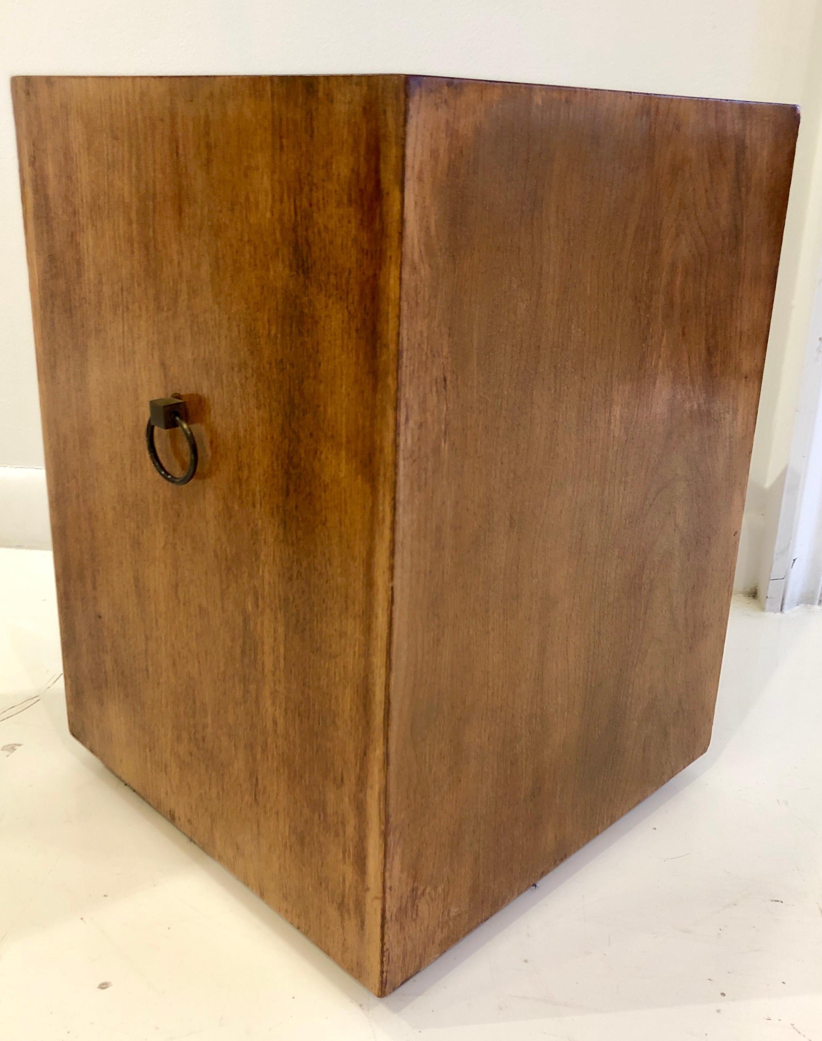 Mid-20th Century Rare Custom Robsjohn-Gibbings Wastebasket For Sale