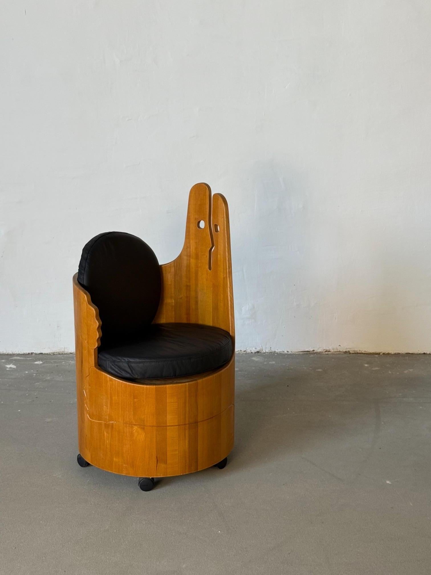 Mid-Century moderno Rara sedia da salotto 