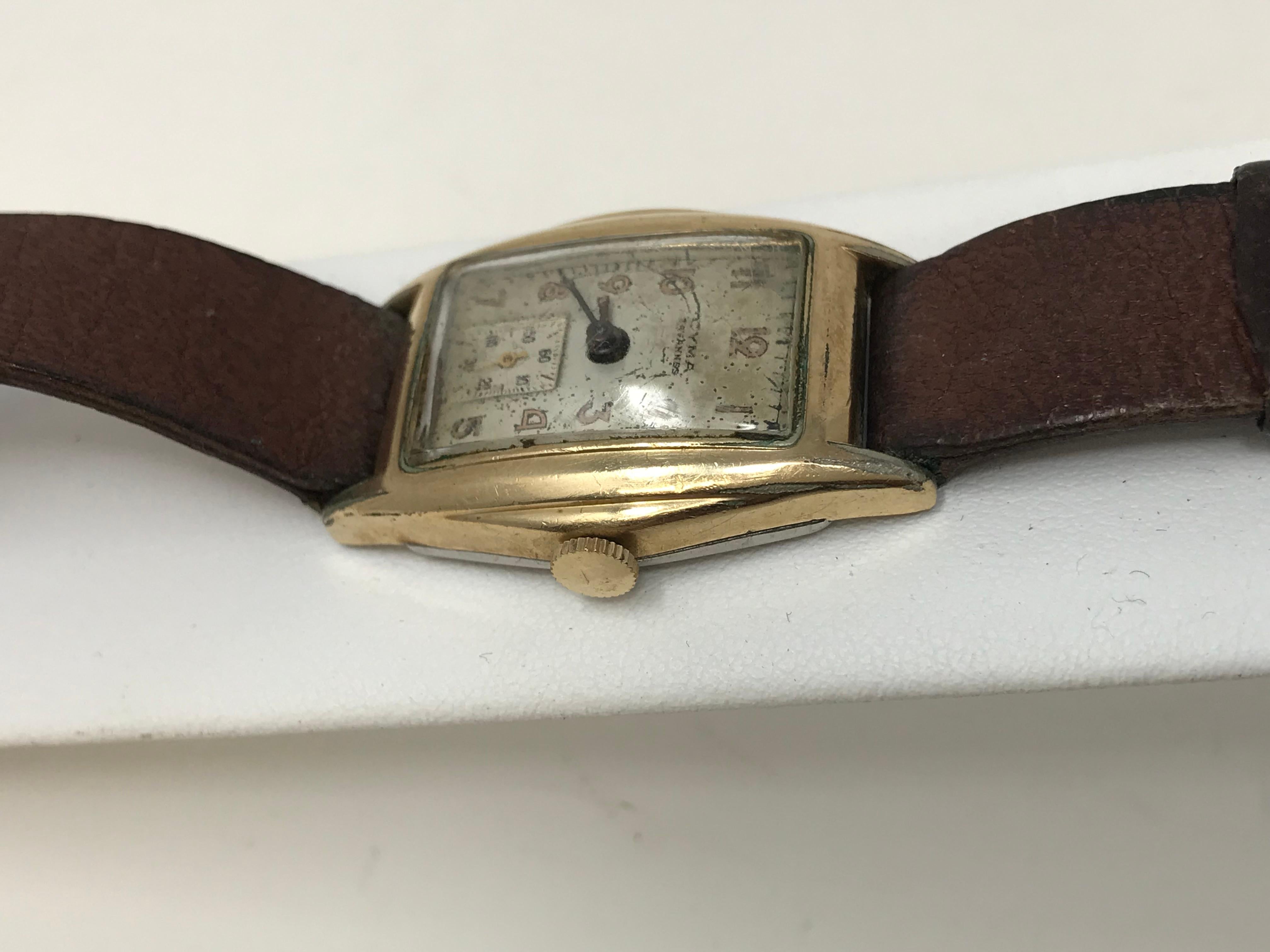 Art Deco Rare Cyma Tavannes Manual Watch 17 Jewel 176747
