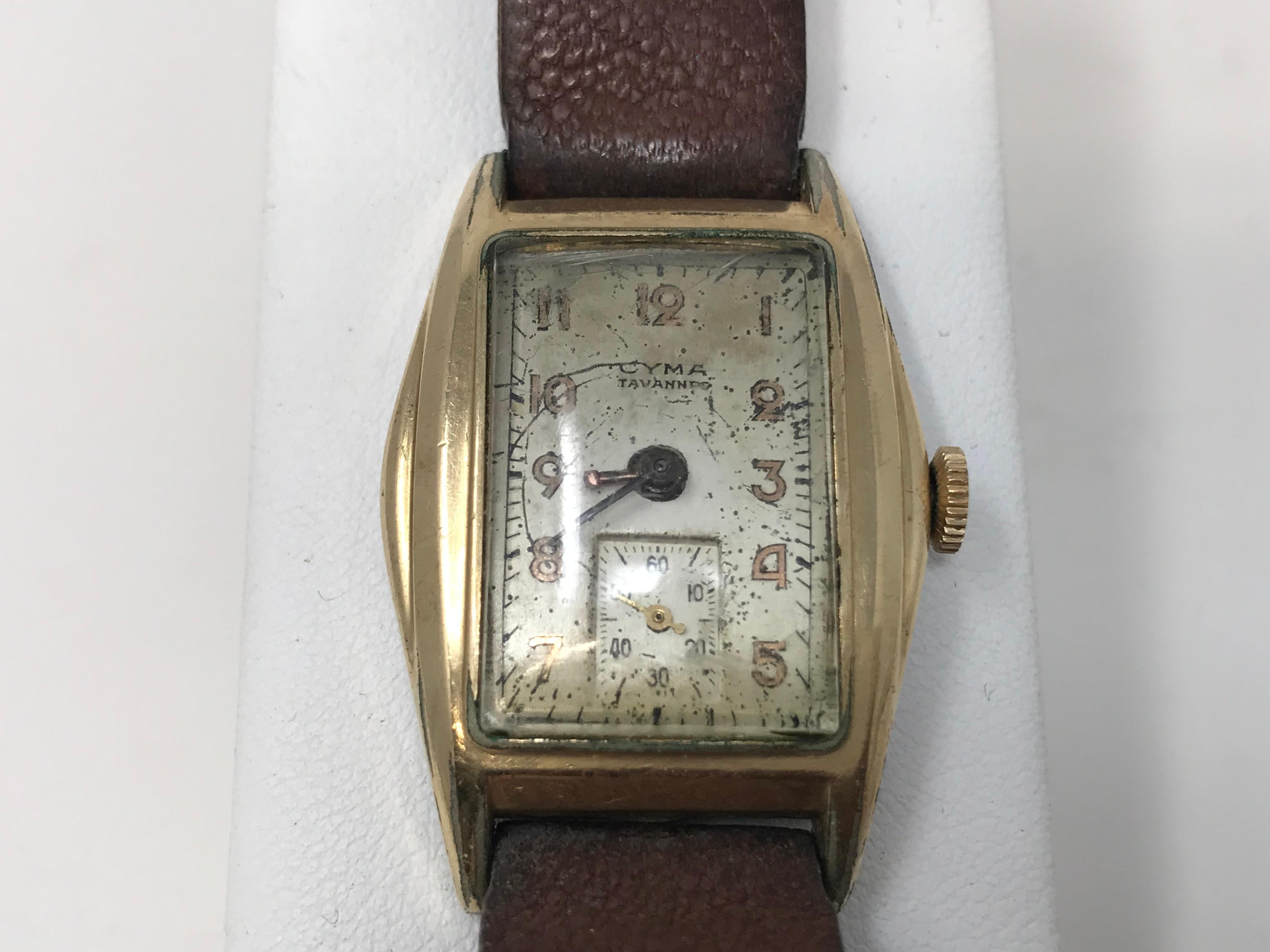 Women's or Men's Rare Cyma Tavannes Manual Watch 17 Jewel 176747
